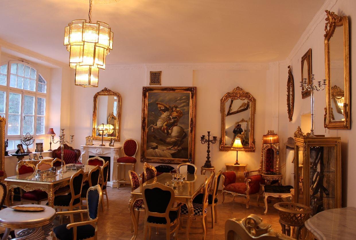 Goldene Barock Möbel im Castello Casa Padrino #barock #barockmöbel #gold