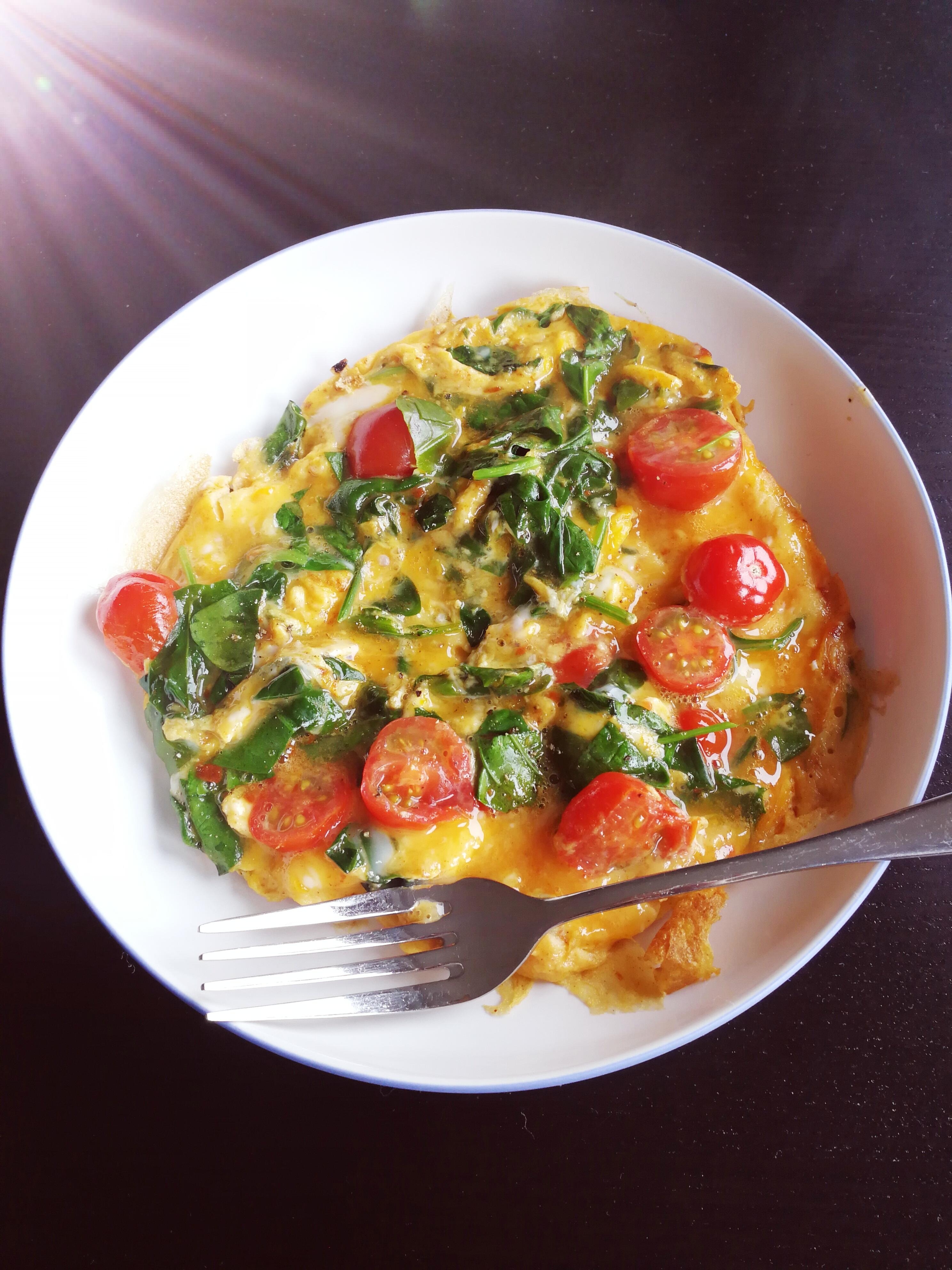 Good Morning Baby💕
#Frühstück #Omelett #Babyspinat 
