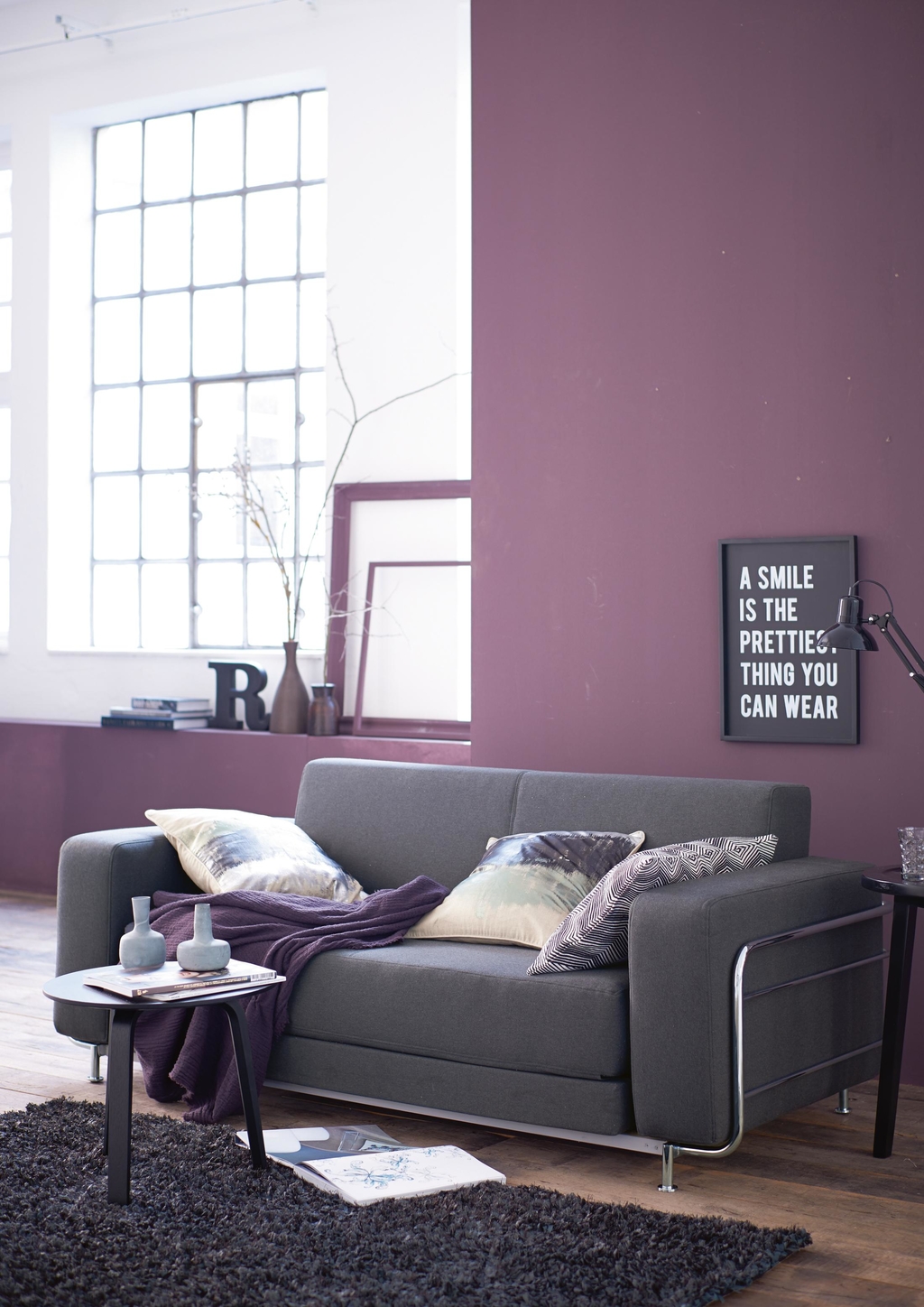Lila Wandfarbe • Bilder & Ideen • COUCH
