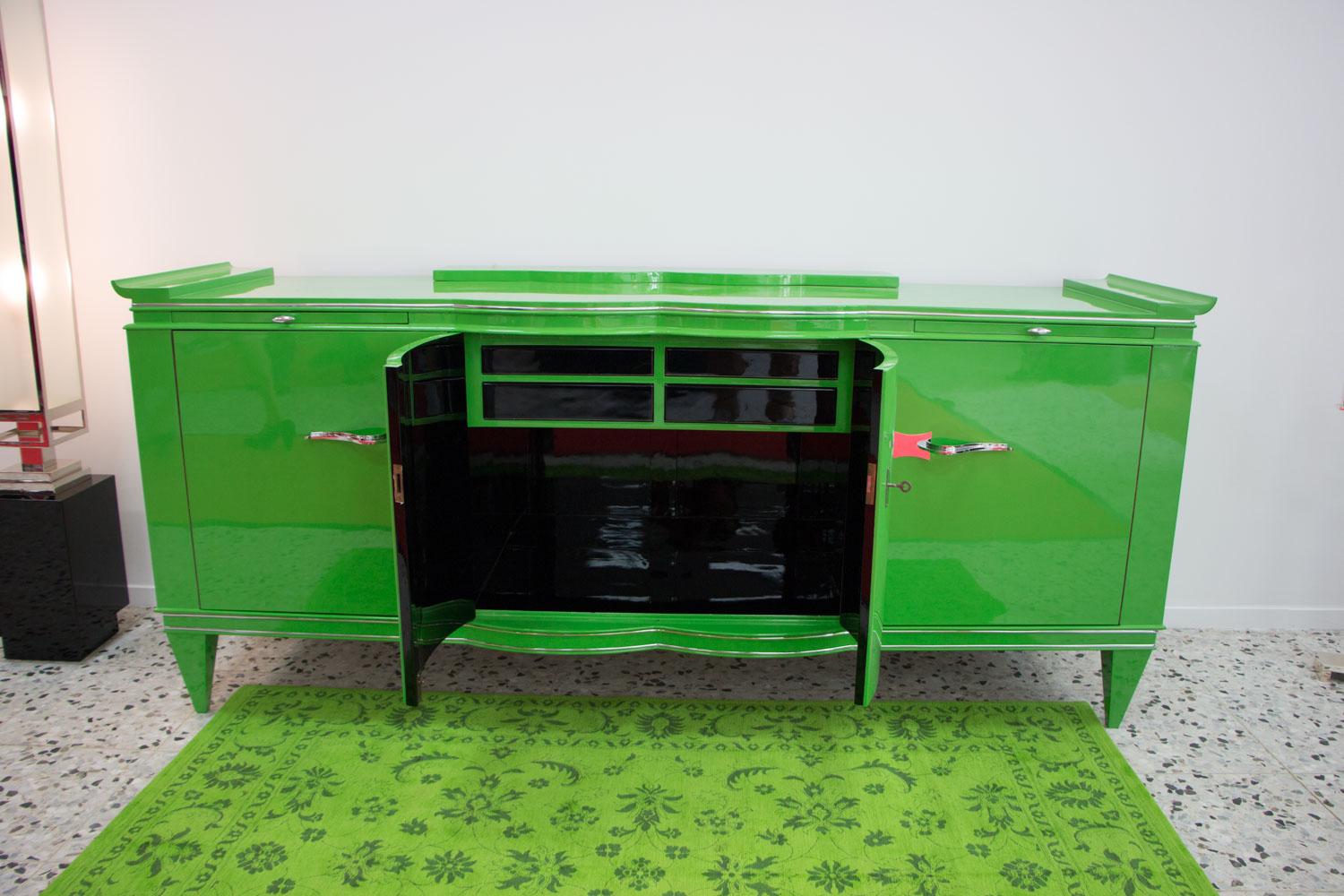 Grünes Art Deco Sideboard #20erjahre #artdeco ©OAM