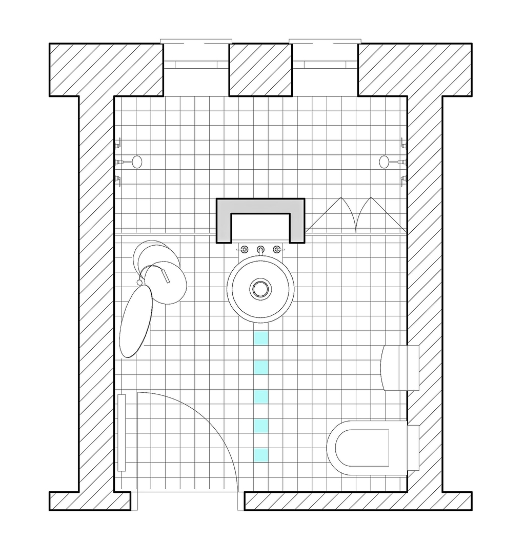 Badezimmer Grundriss • Bilder & Ideen • COUCH