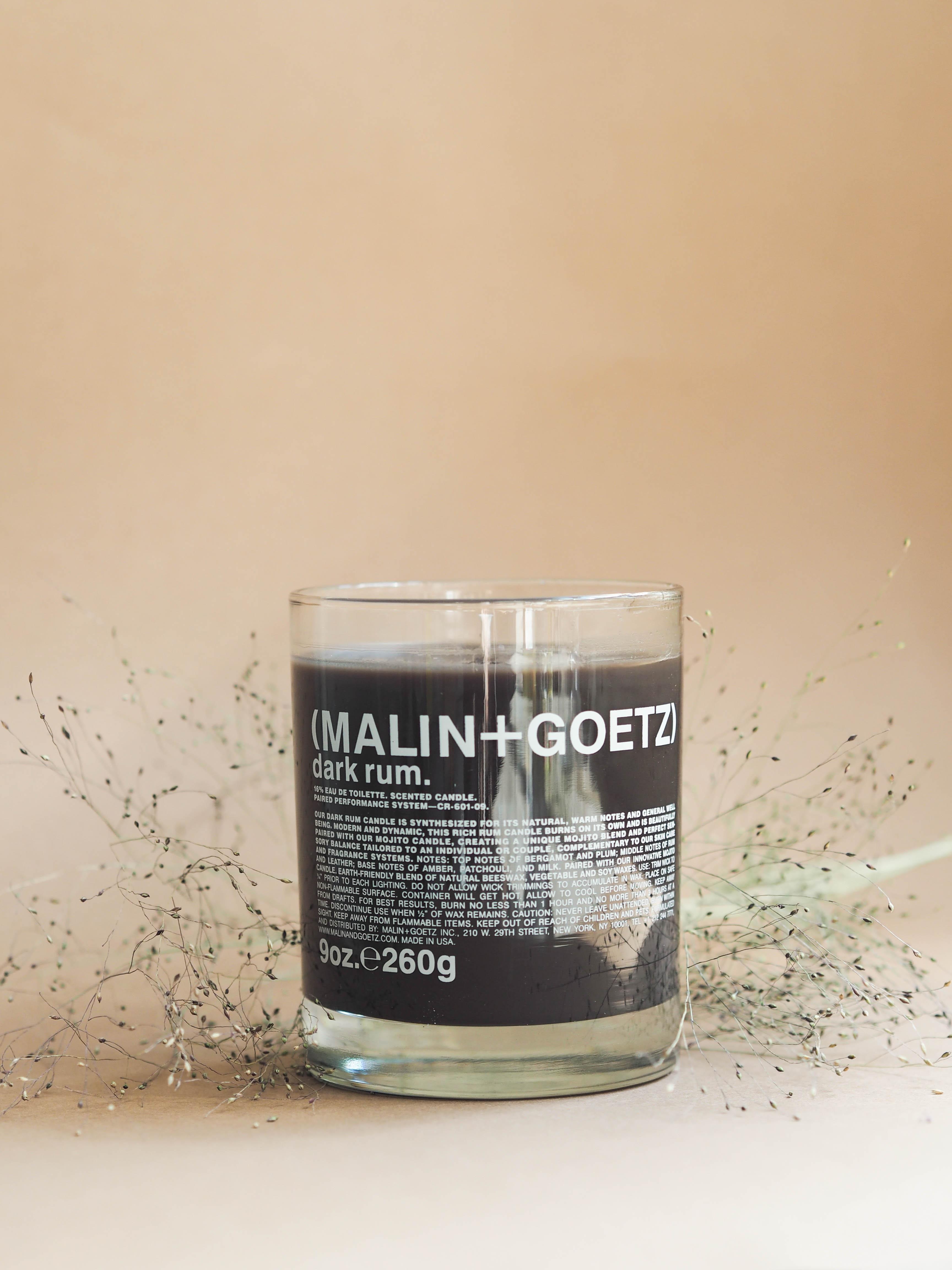 Handgefertigt in Brooklyn, bringt die Kerze von Malin+Goetz würziges Rum-Aroma in die Bude #beautylieblinge #malin+goetz