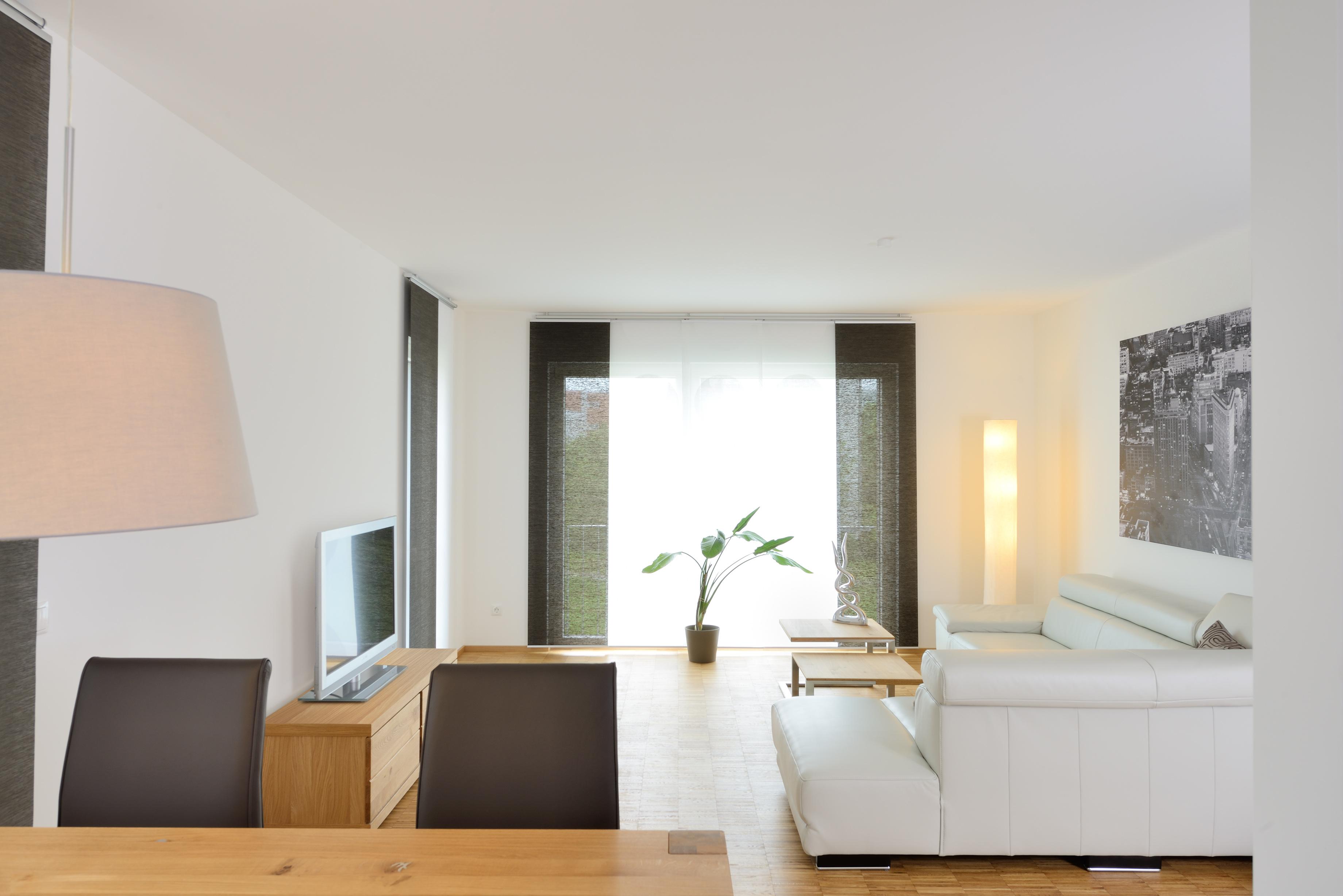 Haus Münch #wohnzimmer #sofa ©Baufritz GmbH & Co. KG