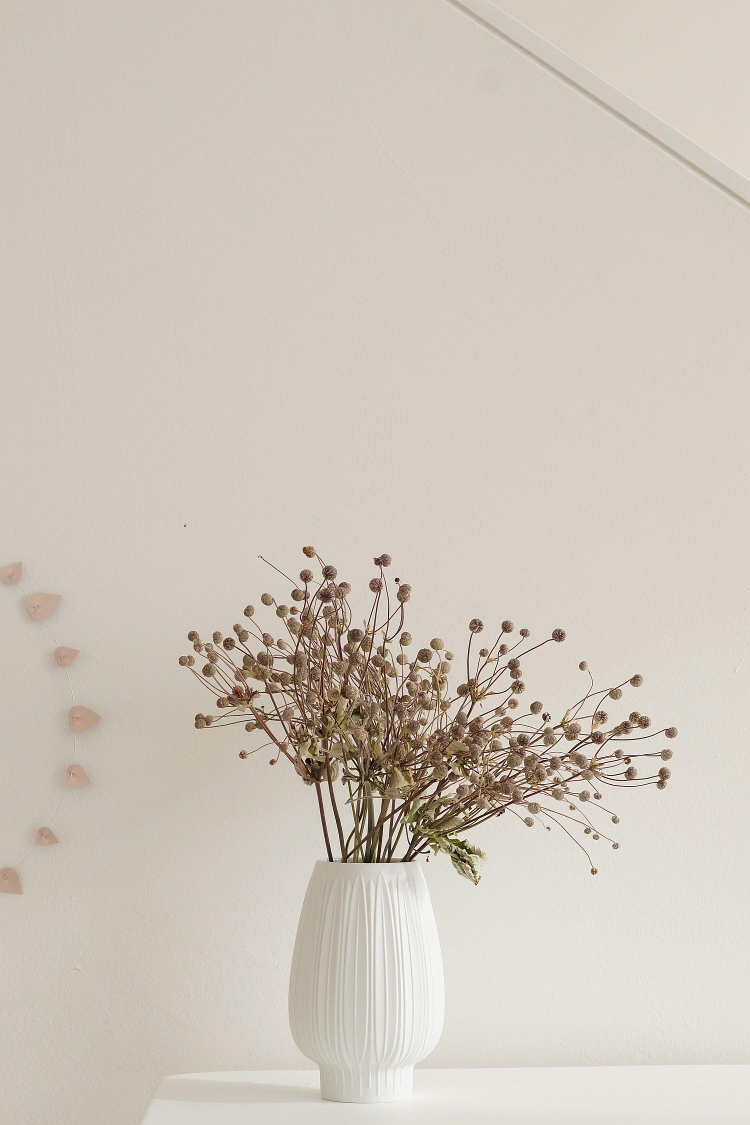 #herbst #blumen #trockenblumen #minimalistisch #pur #vintage #porzellan #weiß #herbstanemonen
