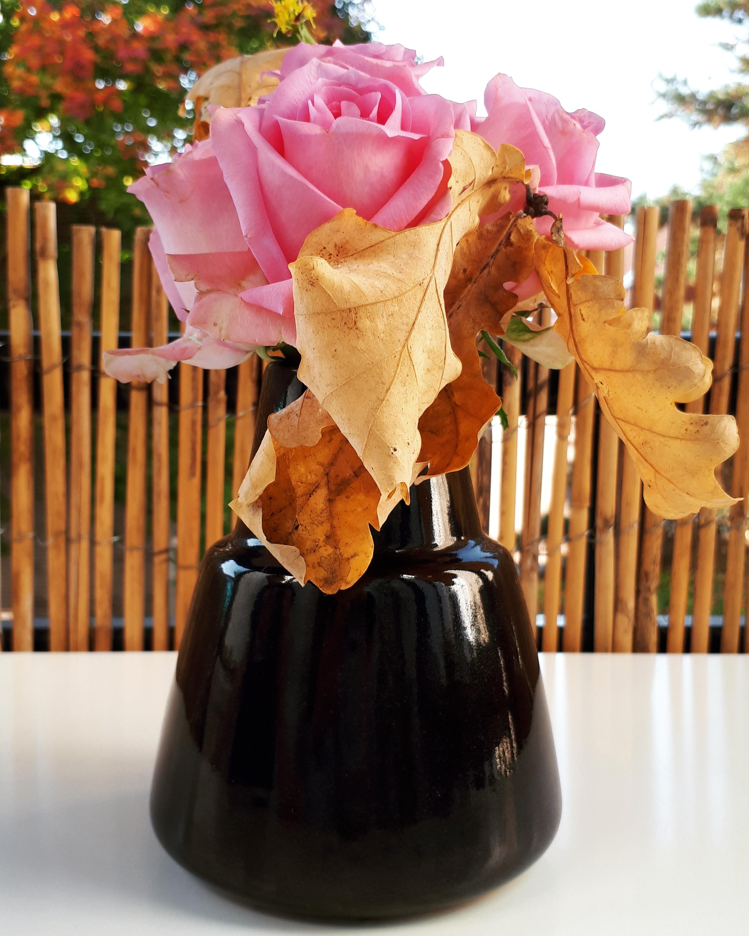 #Herbst #Blumenstrauß #Rose #Zweige #freshflowerfriday #flowerfriday #blumen