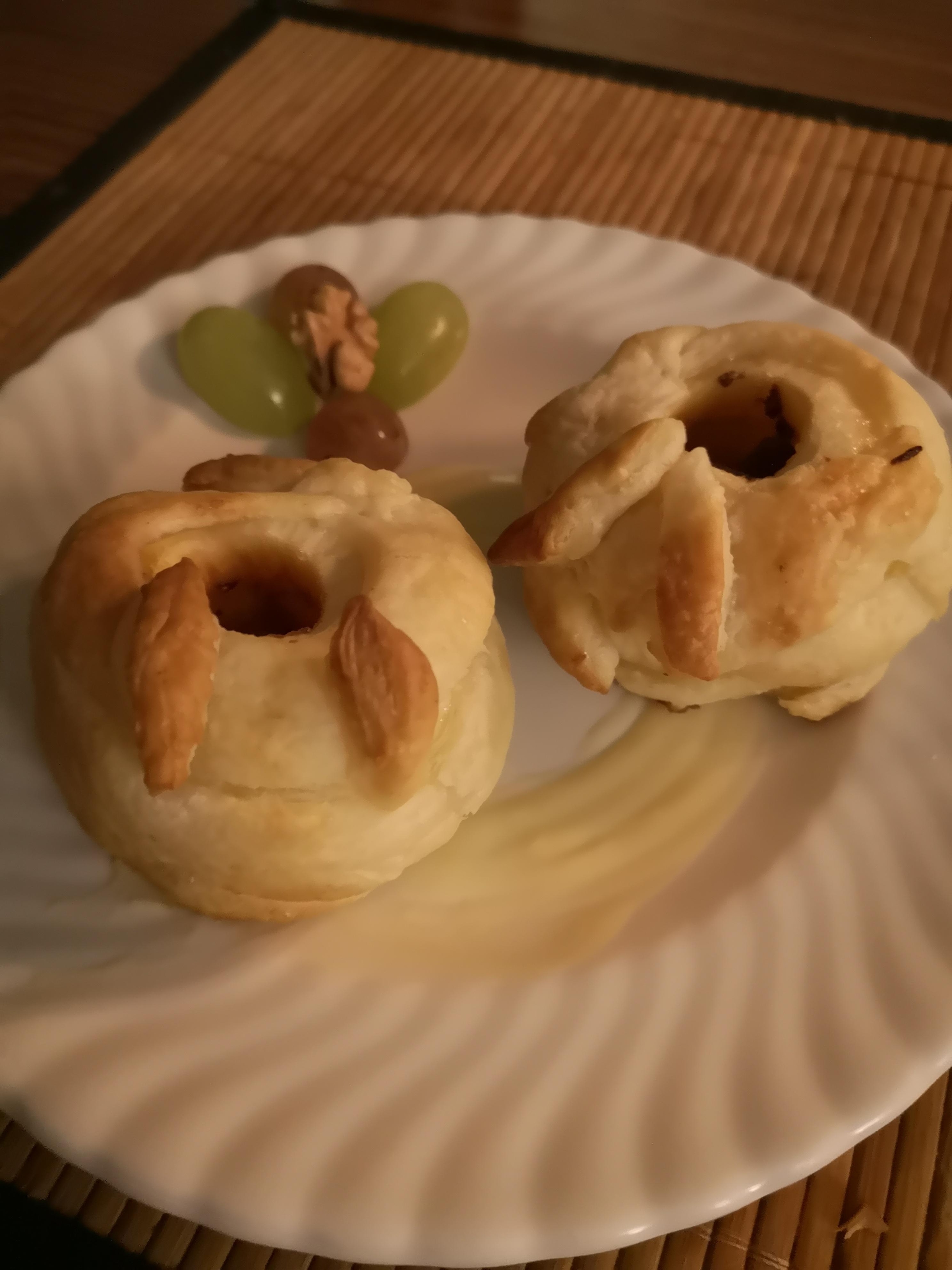 Herbstdessert Äpfel in Blätterteig🍁🍏🌰 • COUCH