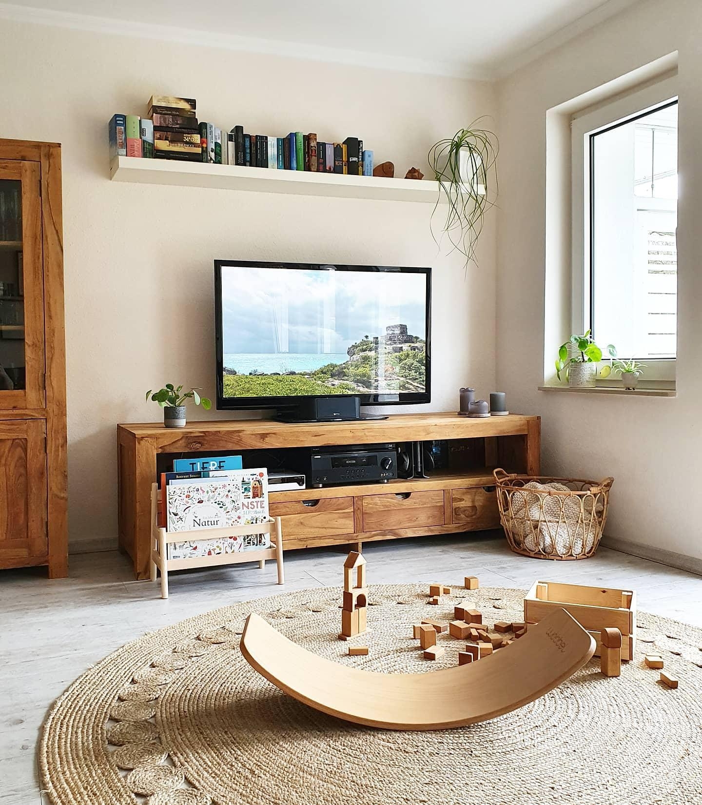 Heute mal ein ganz neuer Einblick in unser Wohnzimmer! #fernsehecke #livingroom 