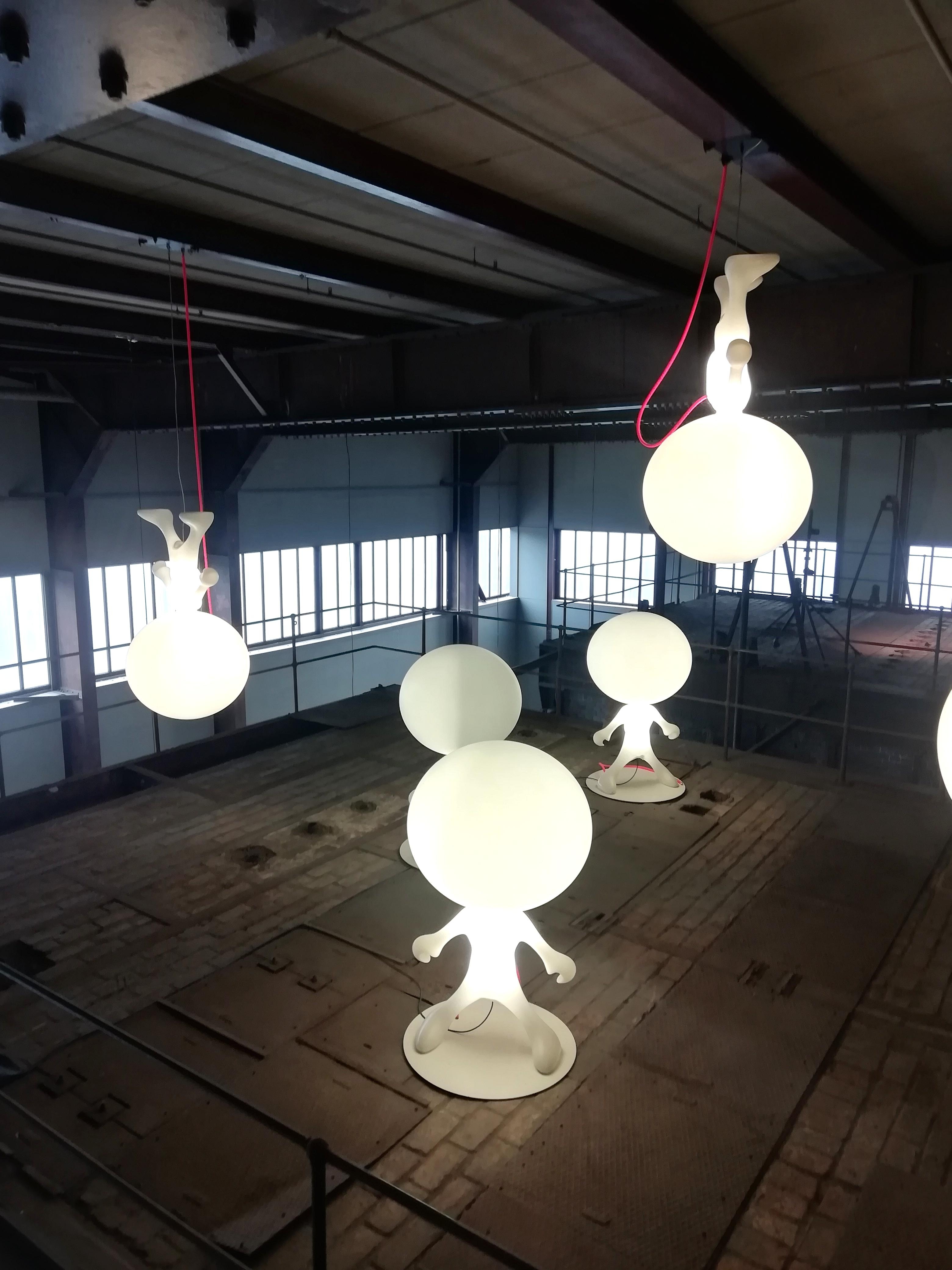 Heute mal gute Laune-Lichtfiguren aus dem Red dot Museum auf dem Gelände der Zeche Zollverein. Eine tolle Ausstellung für alle Design Fans 