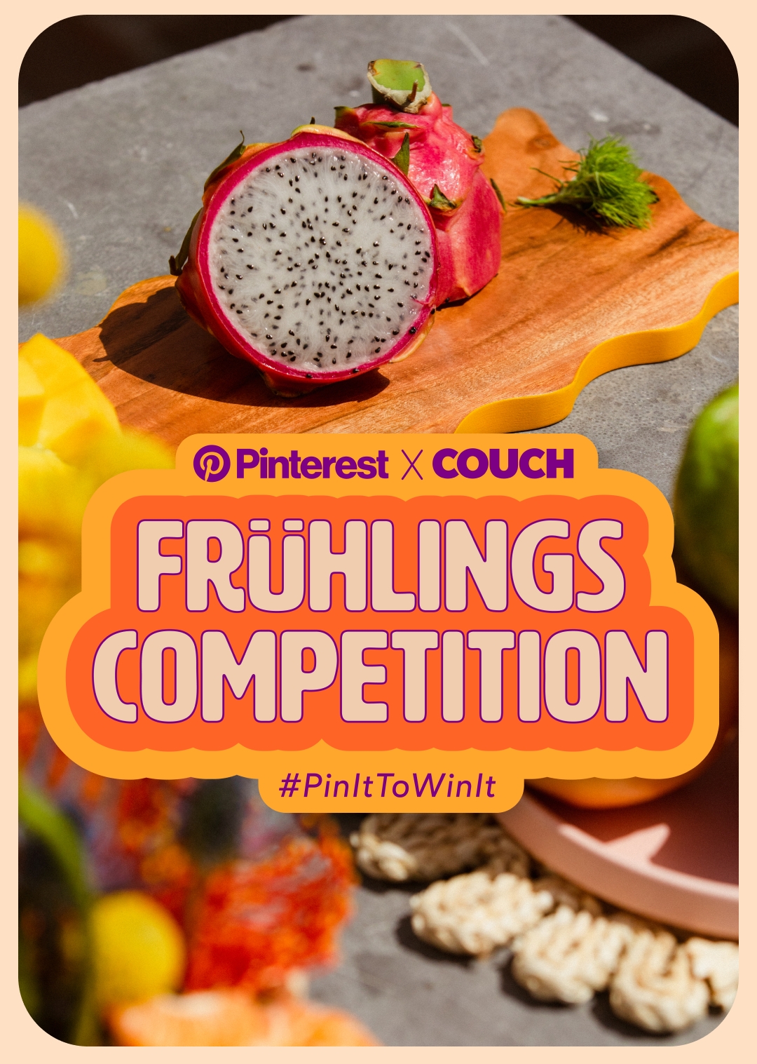 Heute startet unsere Pinterest Frühlings-Competition! 🧡 Klick auf den Hashtag #PinItToWinIt für alle Infos! 📌