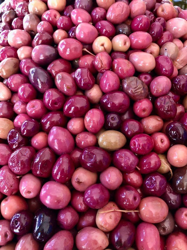 Heute wird es pink...tolle Oliven aus Marokko!  