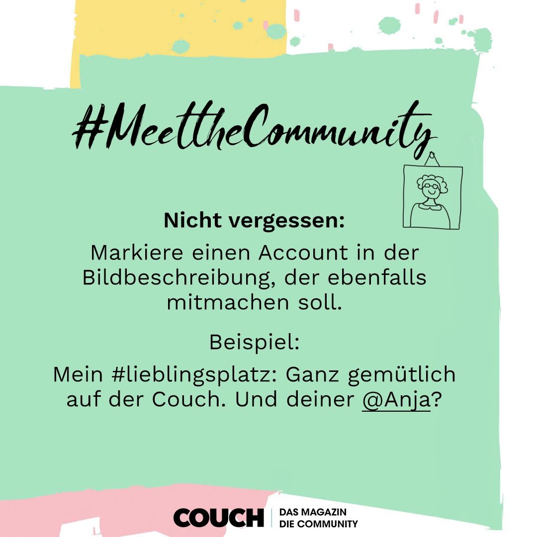 Hier ein kleiner Tipp für unseren #meetthecommunity Kettenbrief. 😊 Vertaggt gerne Accounts, die auch mitmachen sollen! 