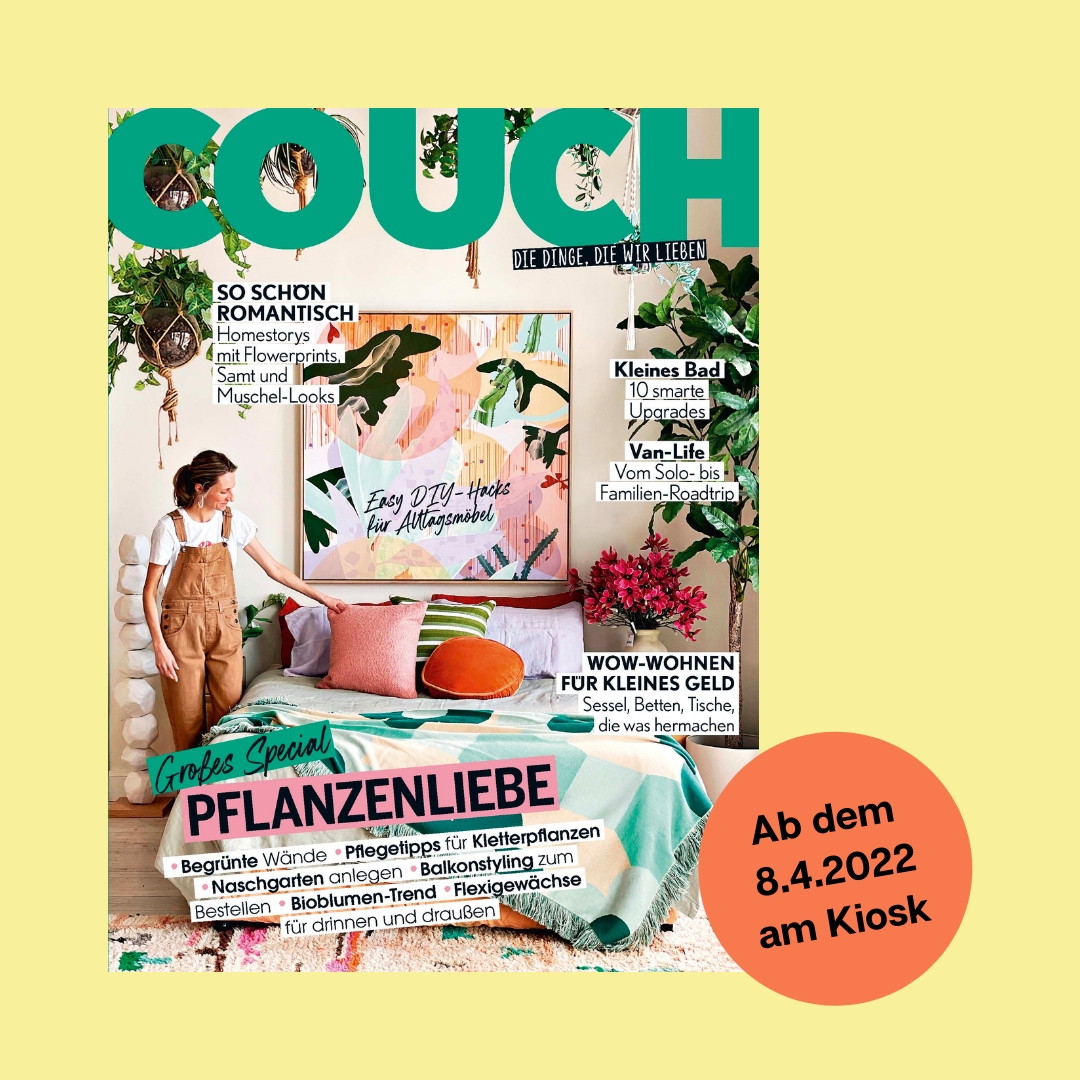 Hier sprießt #pflanzenliebe: Ab heute gibt's unser neues Heft mit Plant-Special am Kiosk! #couchmagazin