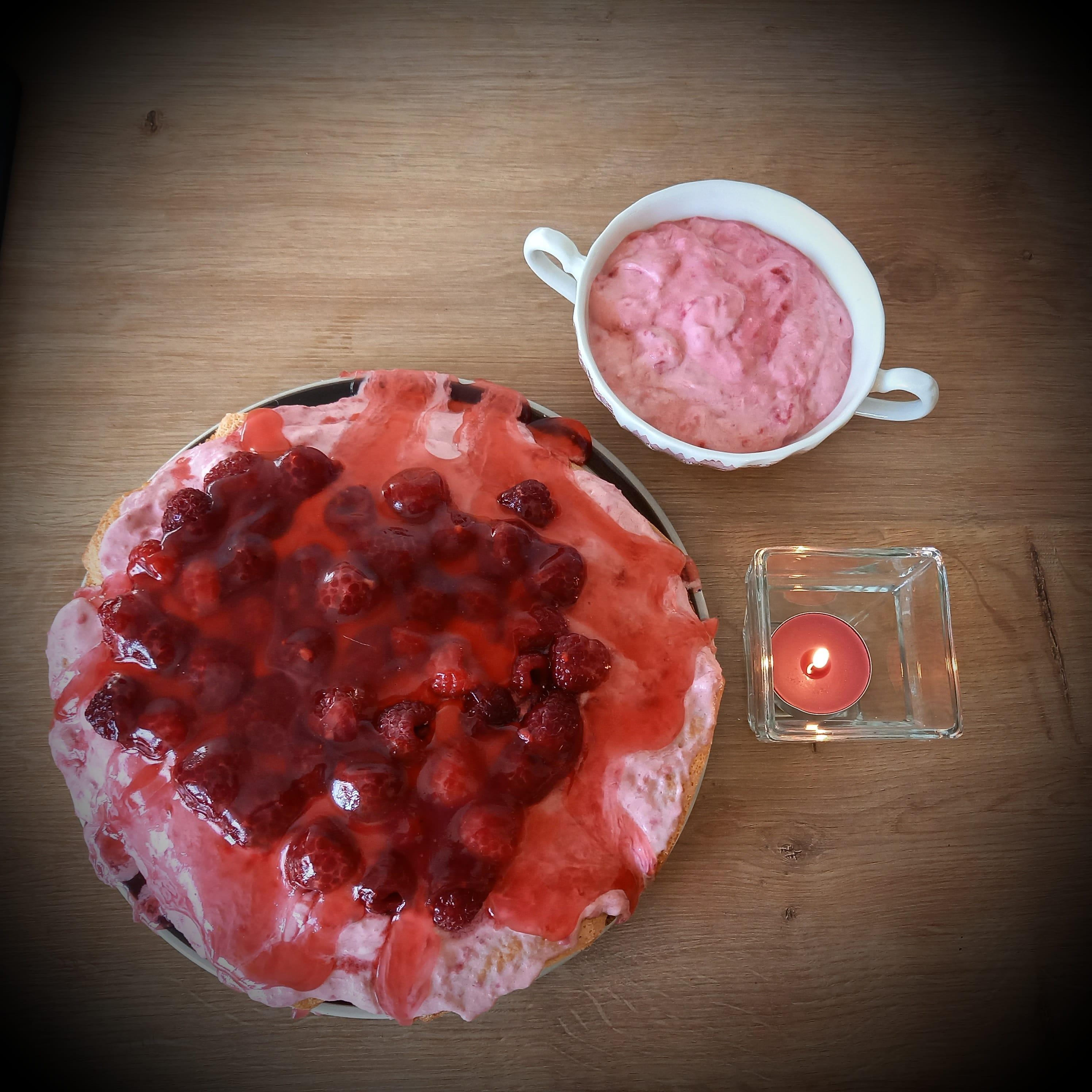 Himbeere-Joghurt Kuchen. 
#Kuchen
