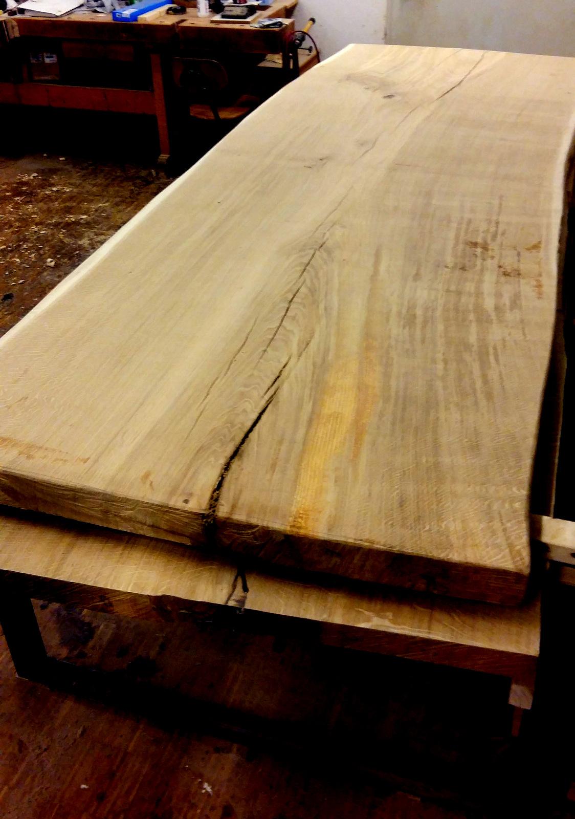 Holzbohlen für Tischplatten aus einem Stück - echte Raritäten