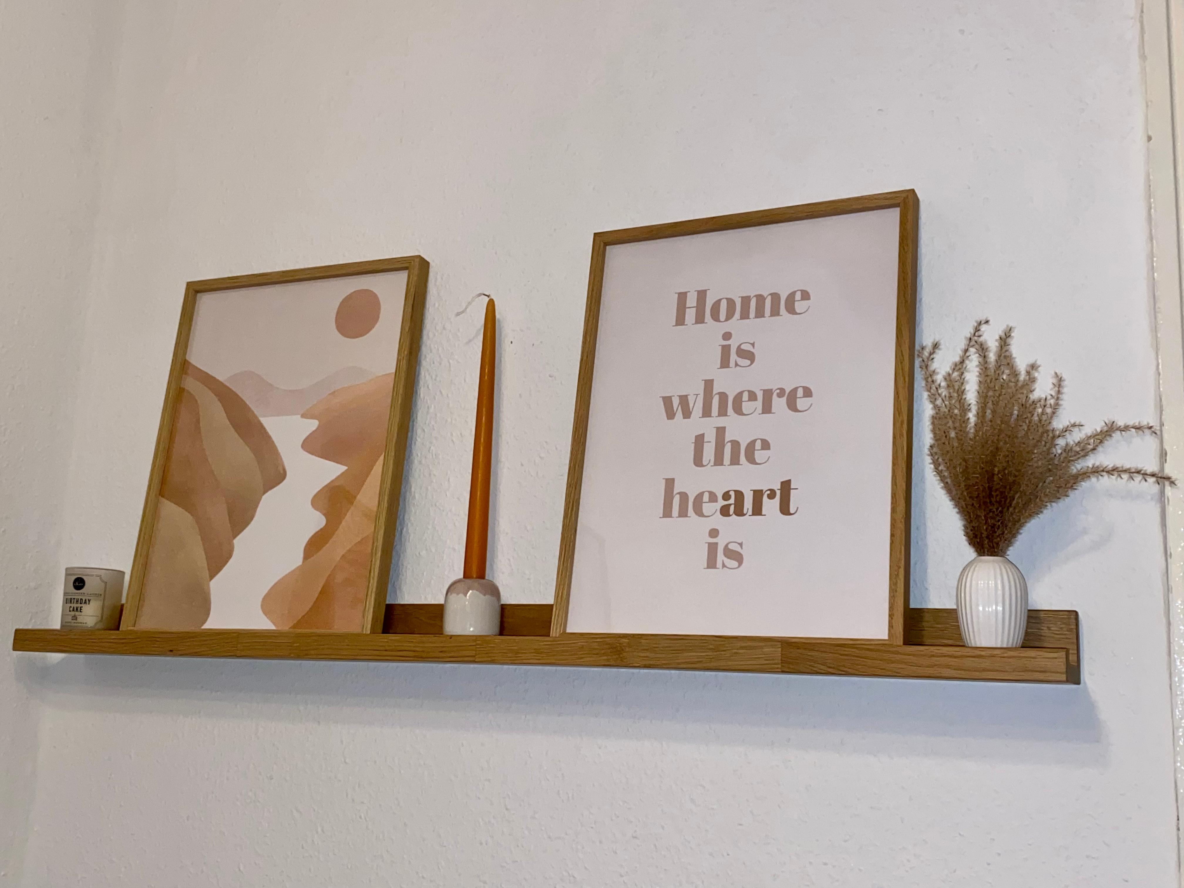 Home is where the heART is #poster #posterleiste #wanddeko 