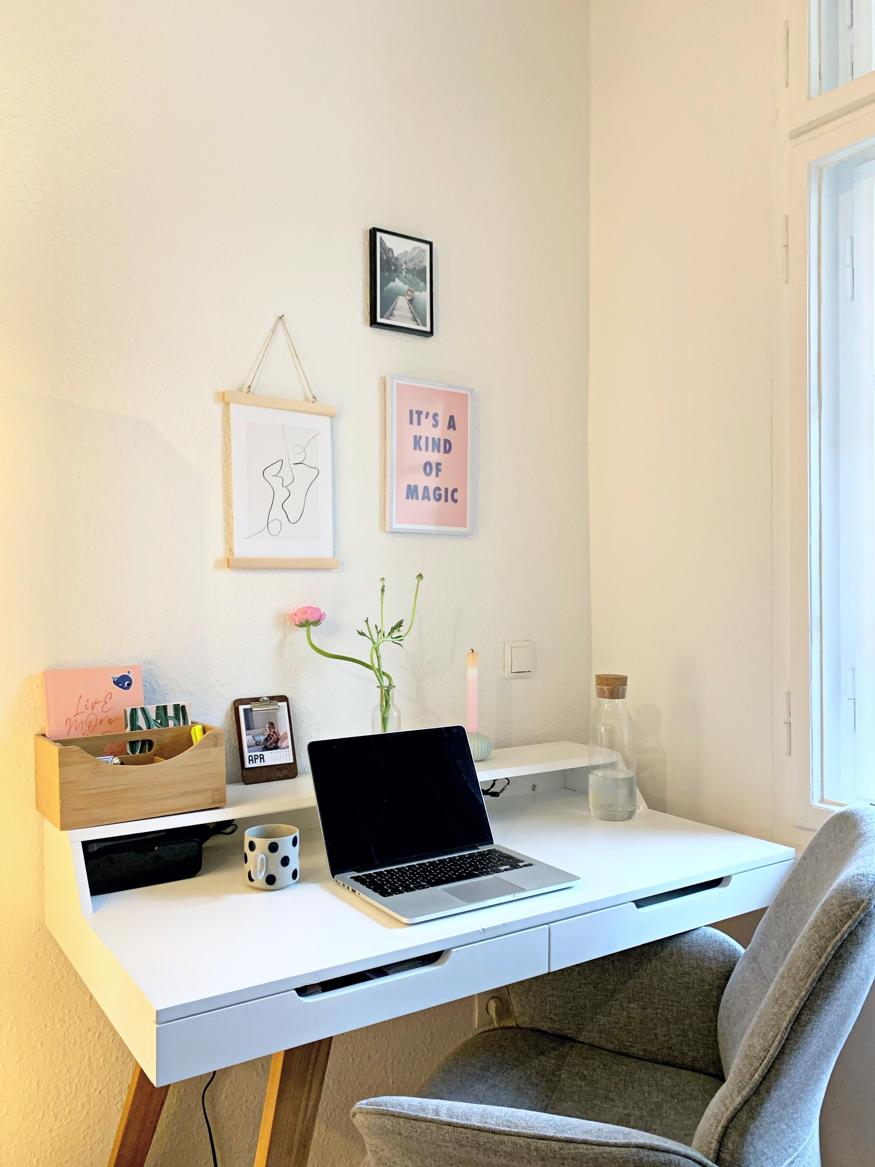 Home Office makeover #homeoffice #workspace #art