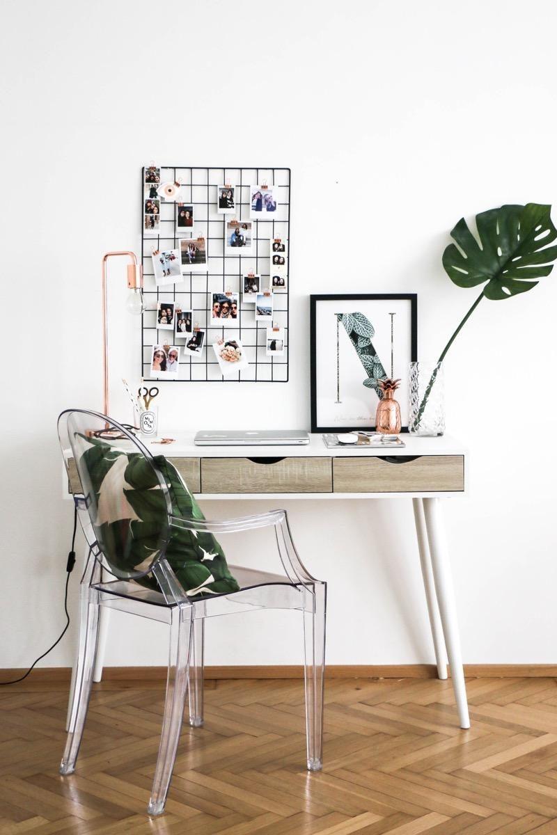 Home Office Update X Wall Grid on fashionnes.com #homeoffice #interior 