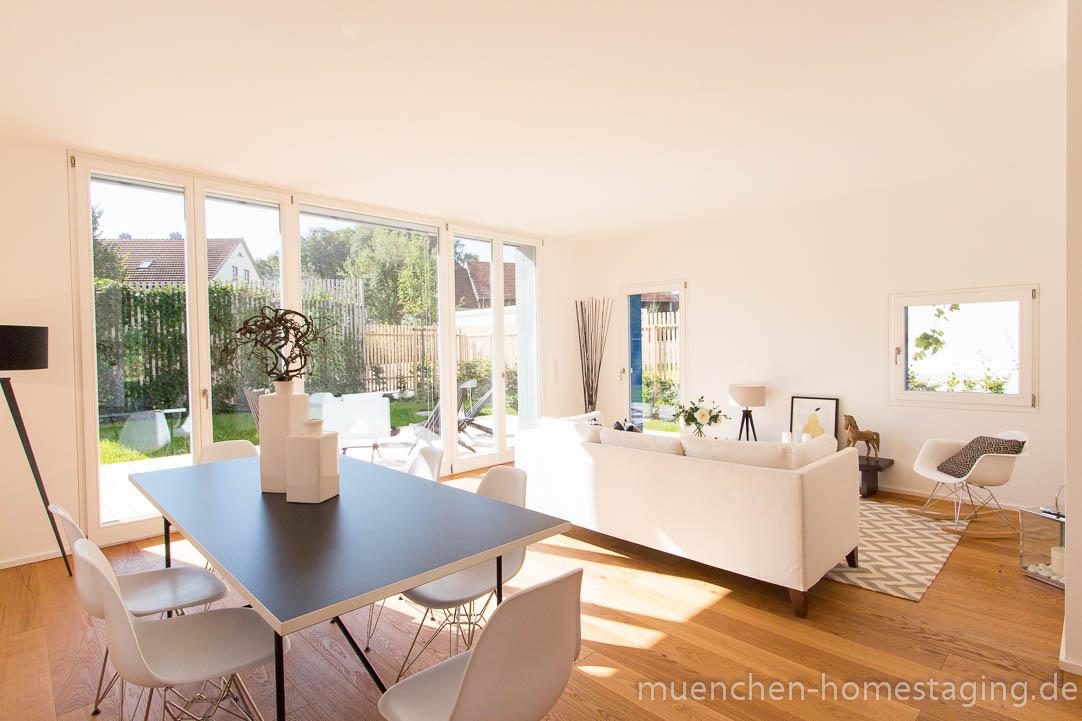 Home Staging - Minimalistisches Wohnzimmer #einrichtungsberatung ©Münchner Home Staging Agentur
