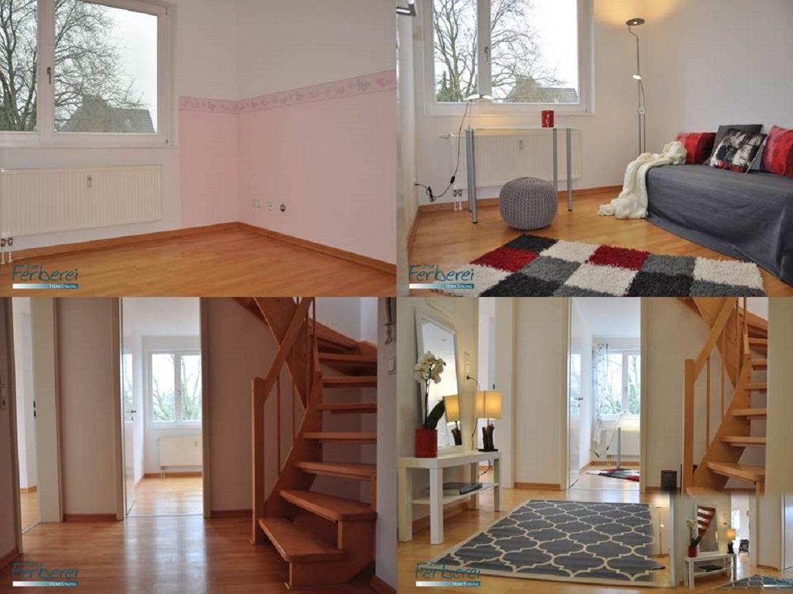 Home Staging einer 3,5 Zimmer Maisonette-Wochnungin Hamburg #gästezimmer #arbeitszimmer ©Die Ferberei Home Staging - Daniela Ferber