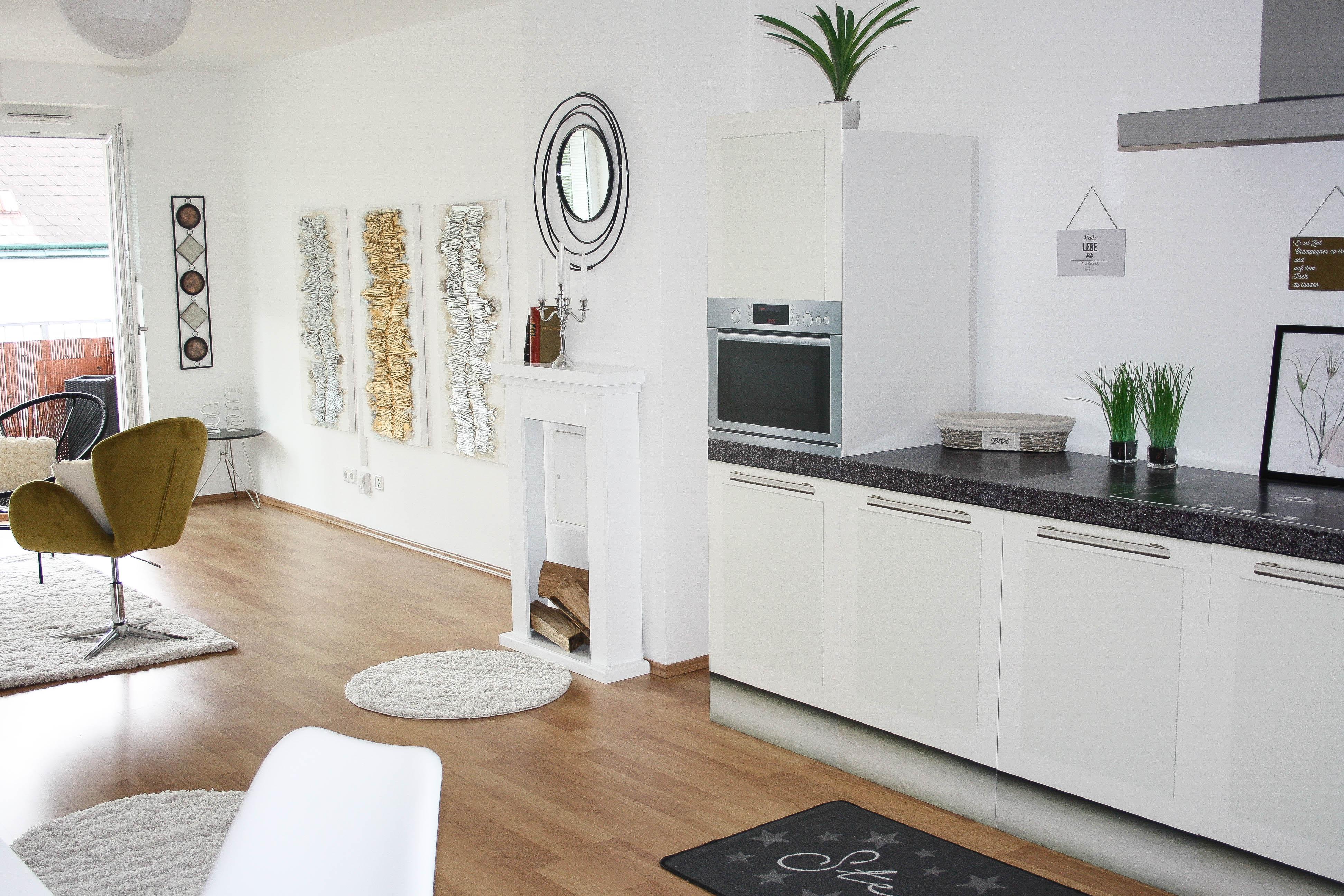Home Staging Küche und Wohnbereich