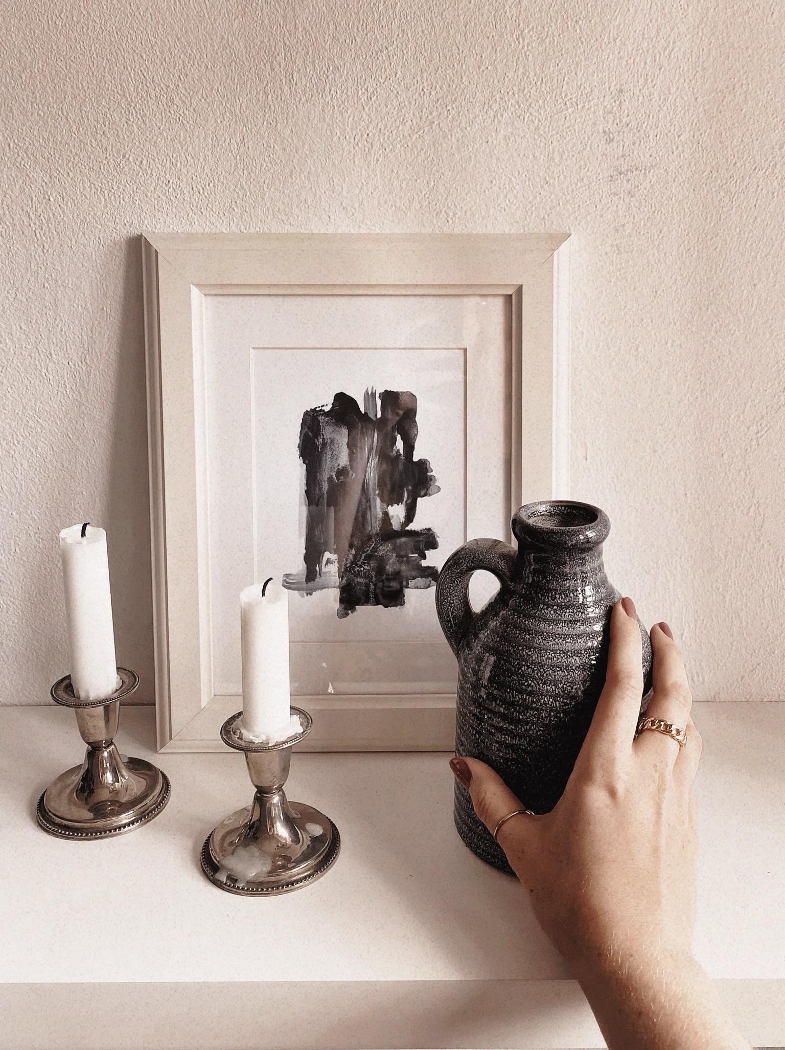 Homedetails ✨ #boho #vintage #secondhand #details #candles #vase #art #cozy #homestory #ring