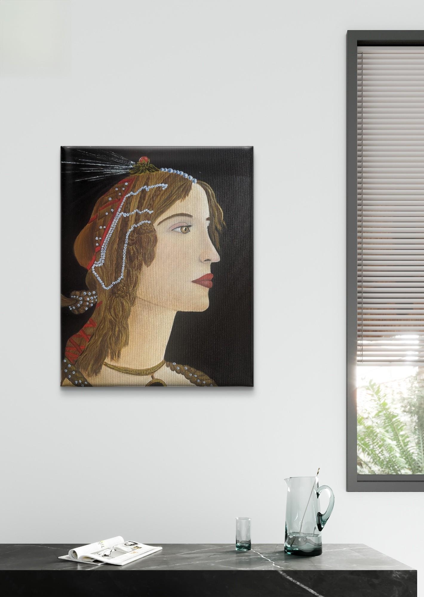 Hommage an Sandro #Botticelli 
40x50x2cm

#Ölmalerei auf Leinwand