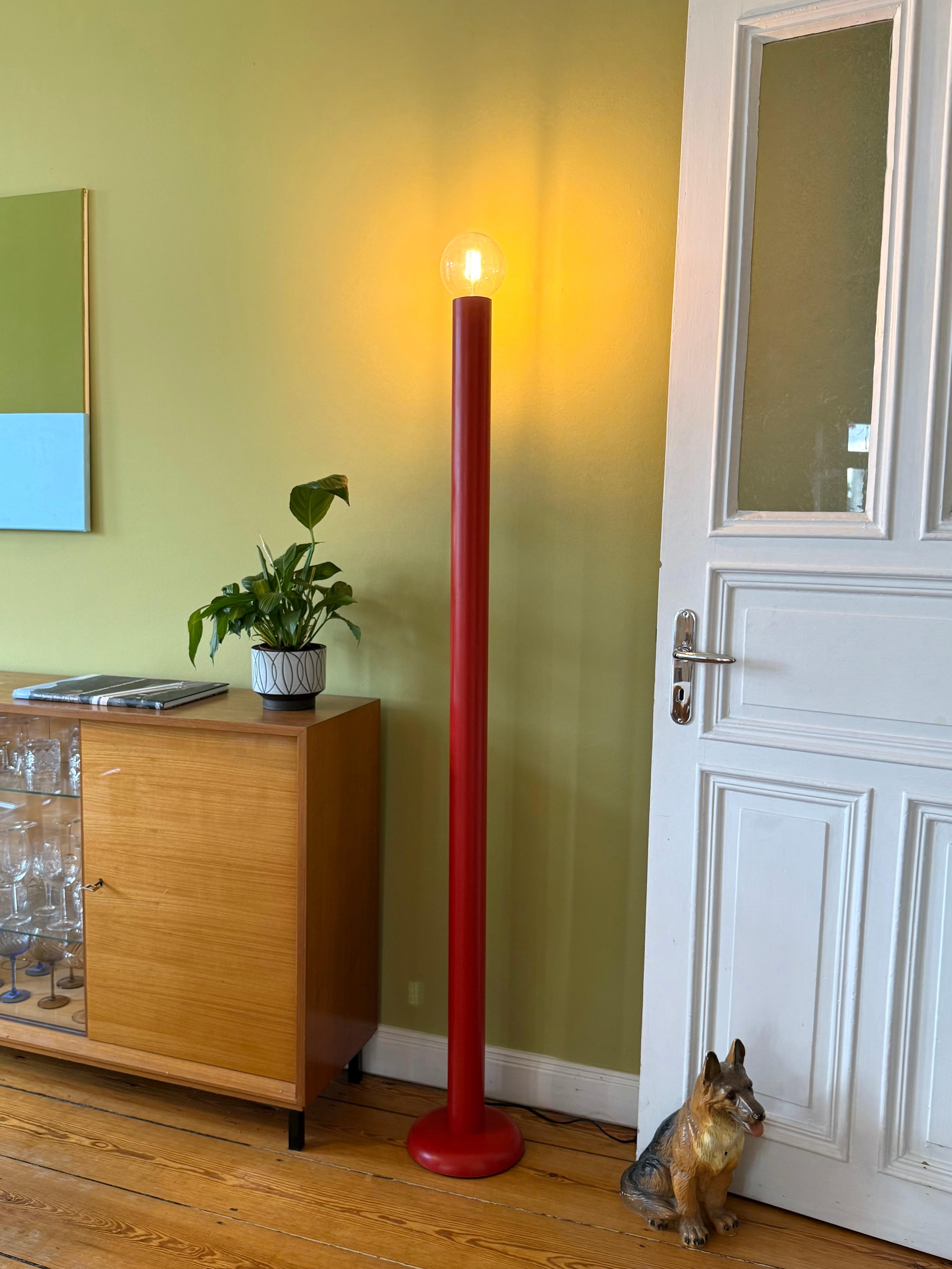 Ich habe heute eine Lampe aus einem Rohr und der Ikea TAGARP Lampe gebaut. ✨ #diy #ikeadiy #colorful #lampe