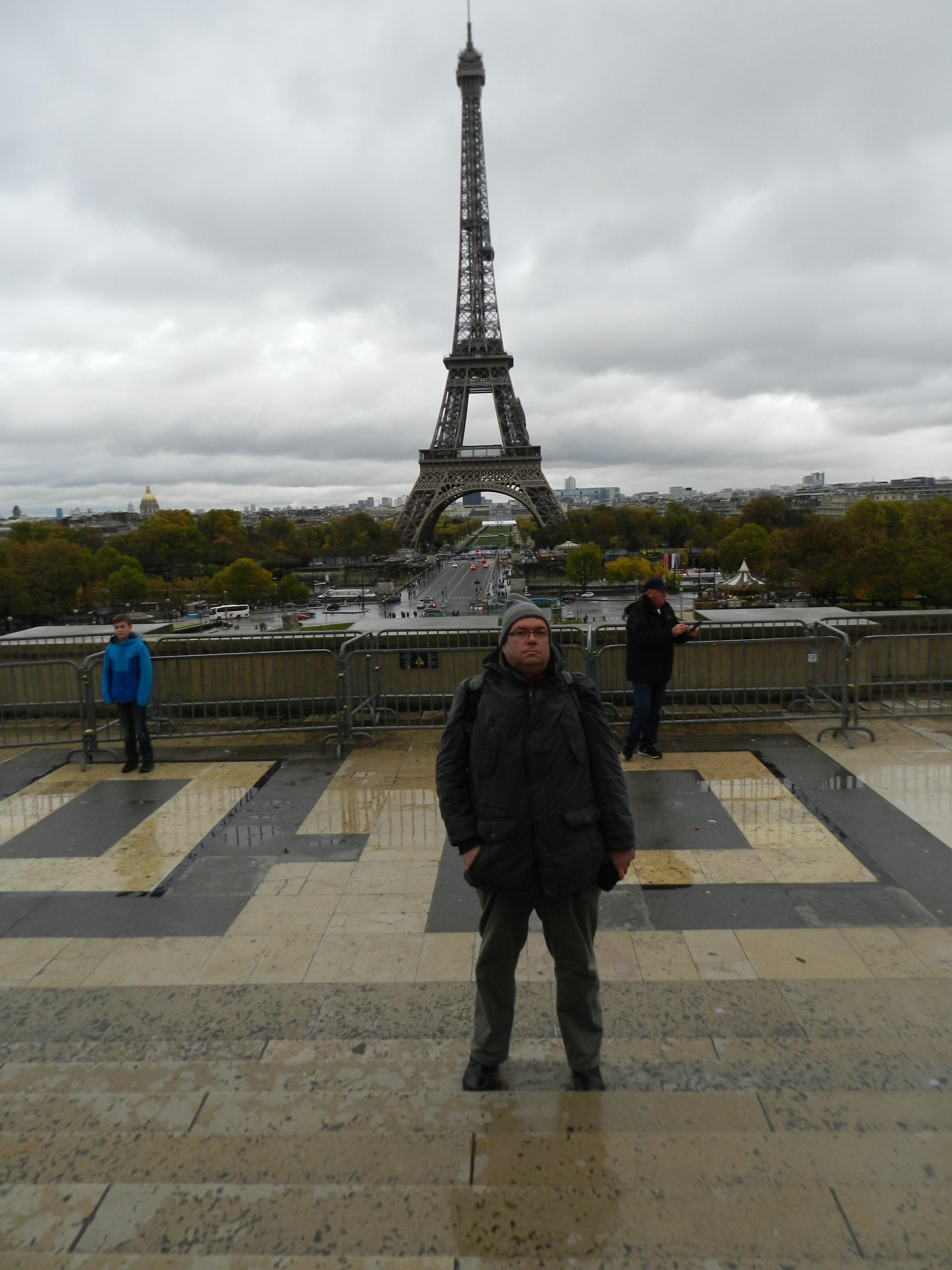 Ich in Paris einer Traumstadt.