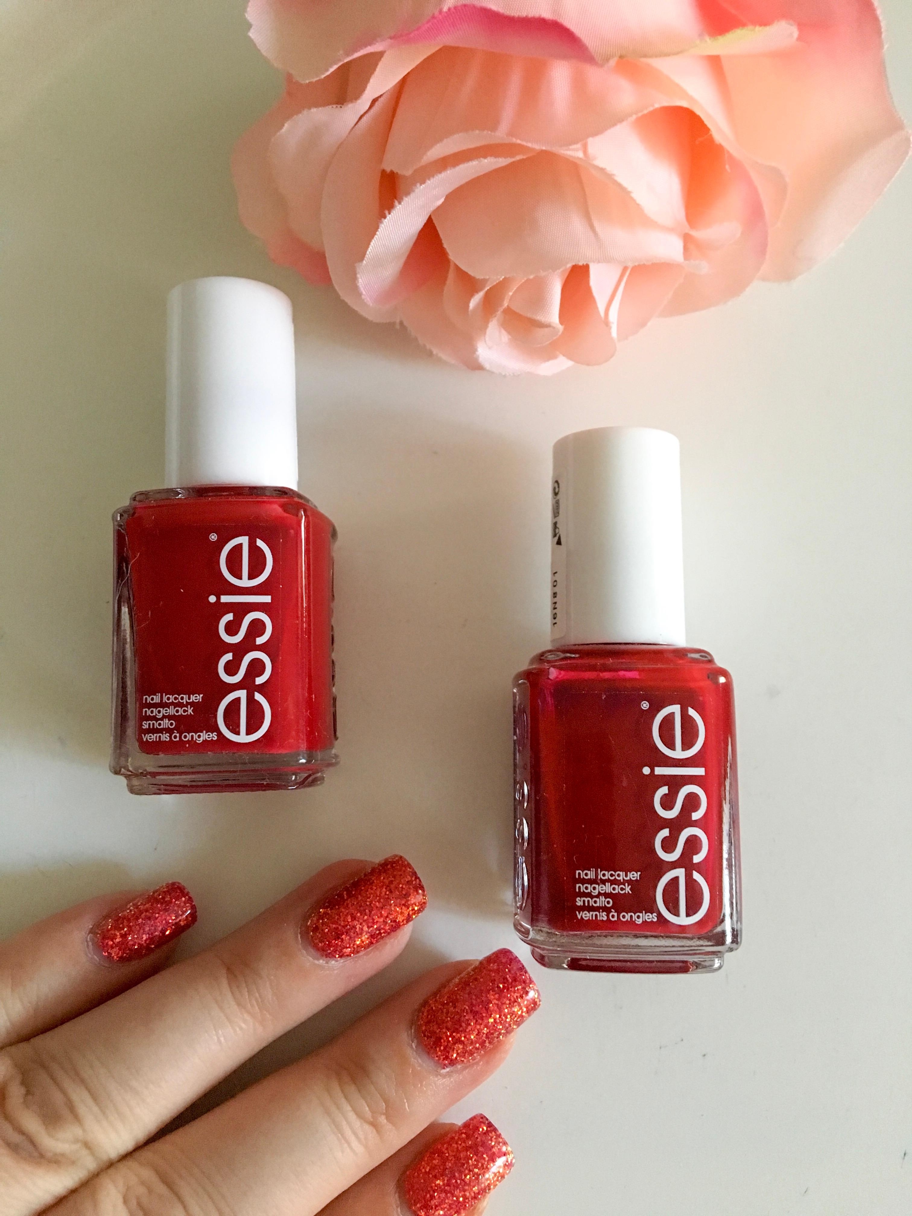 Ich liebe die Lacke von Essie und wie man unschwer erkennen kann mag ich die Farbe Rot #beautychallenge #nagellack