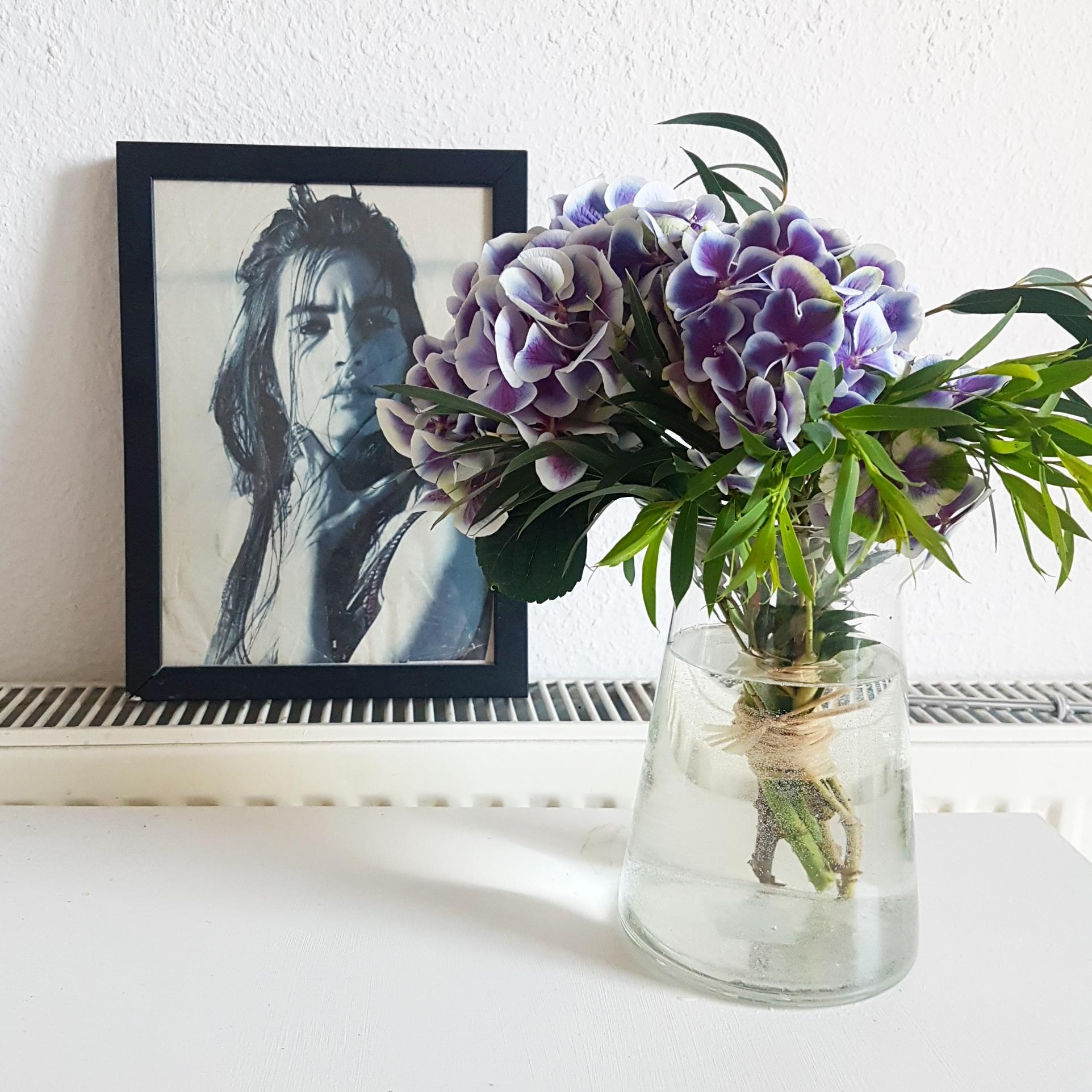 Ich liebe es frische Blumen zuhause zu haben, die machen gleich gute Laune. #hortensien #hortensienwoche #flowerpower