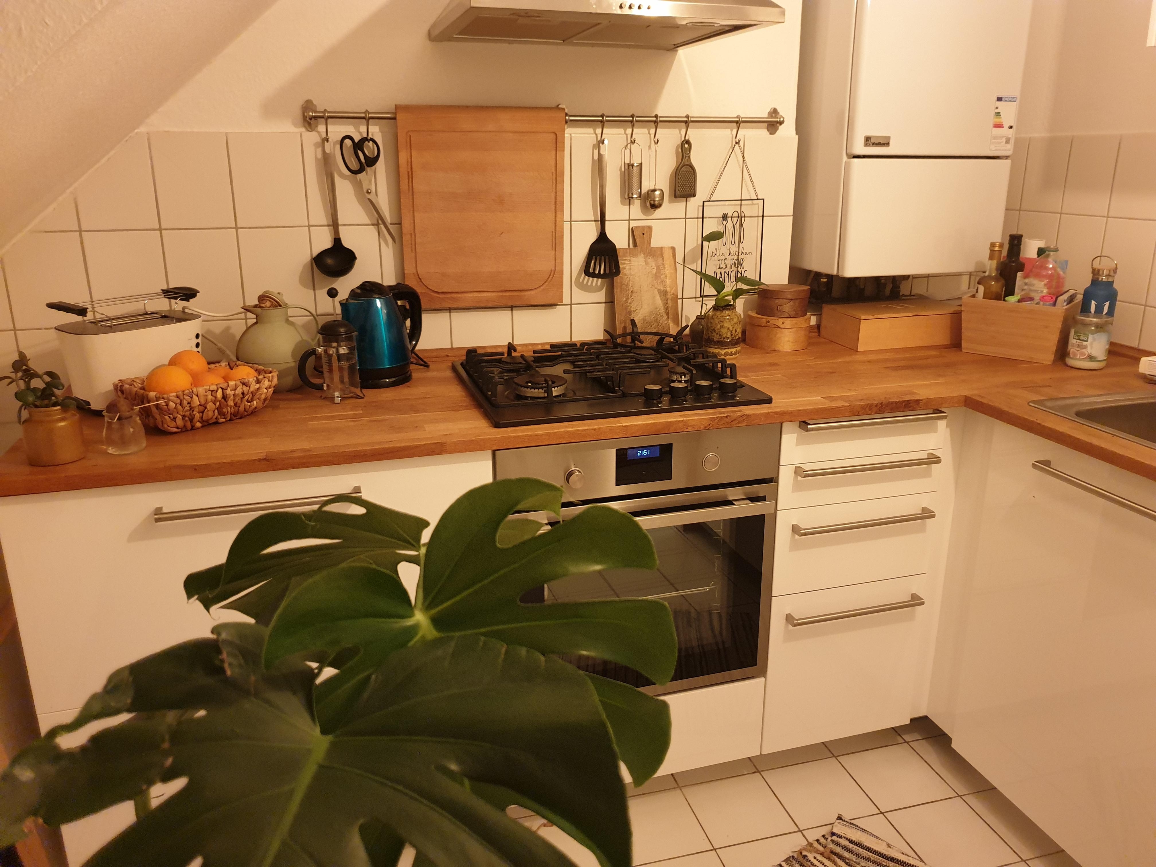 Ich liebe meine Küche, die Pflanzen und das Holz ❤
#küchenliebe 
#livingchallenge
