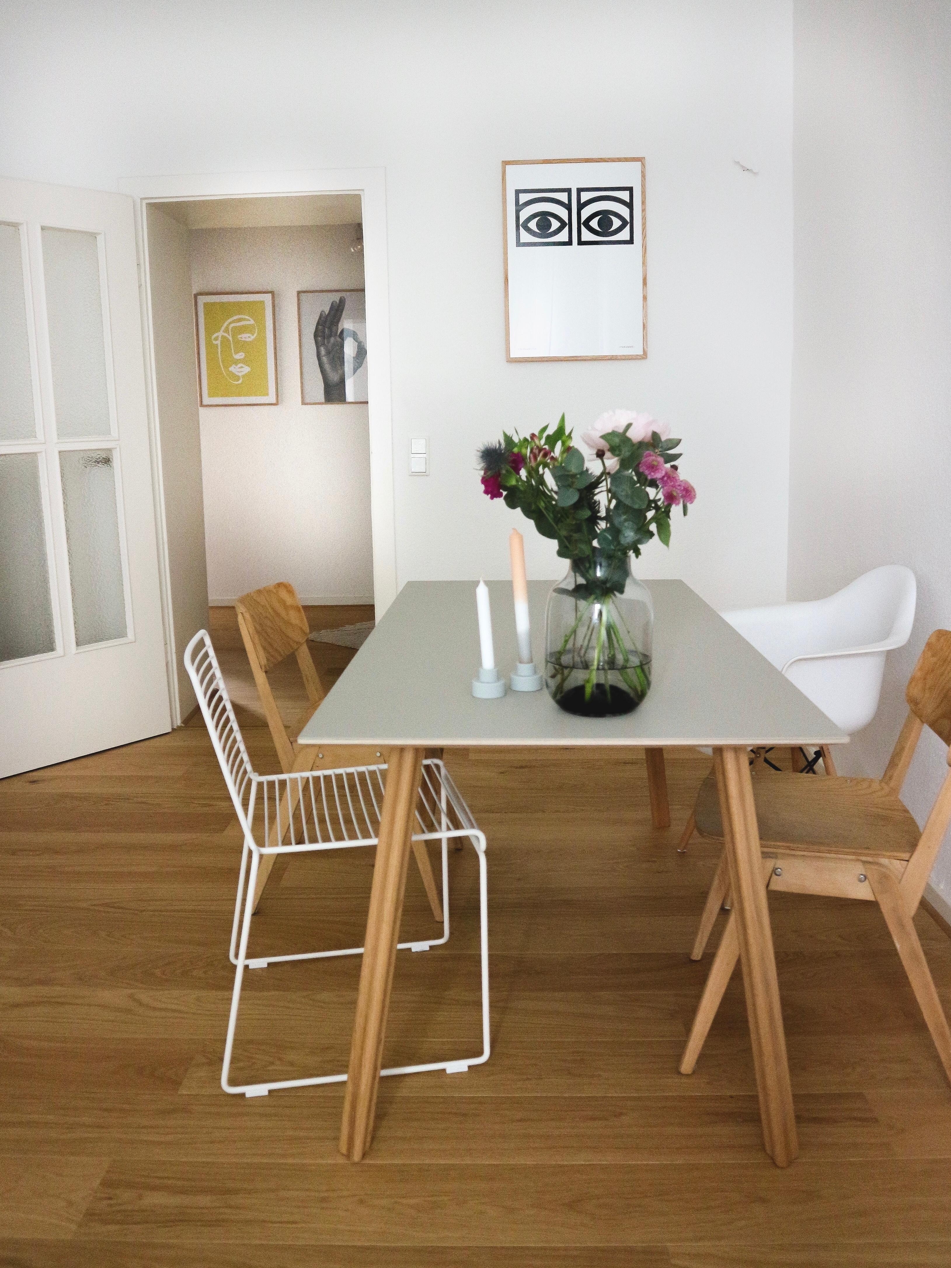Ich liebe unsere neuen Esstisch #esszimmer #faustlinoleum #haydesign #wohnzimmer #dekoration #interior