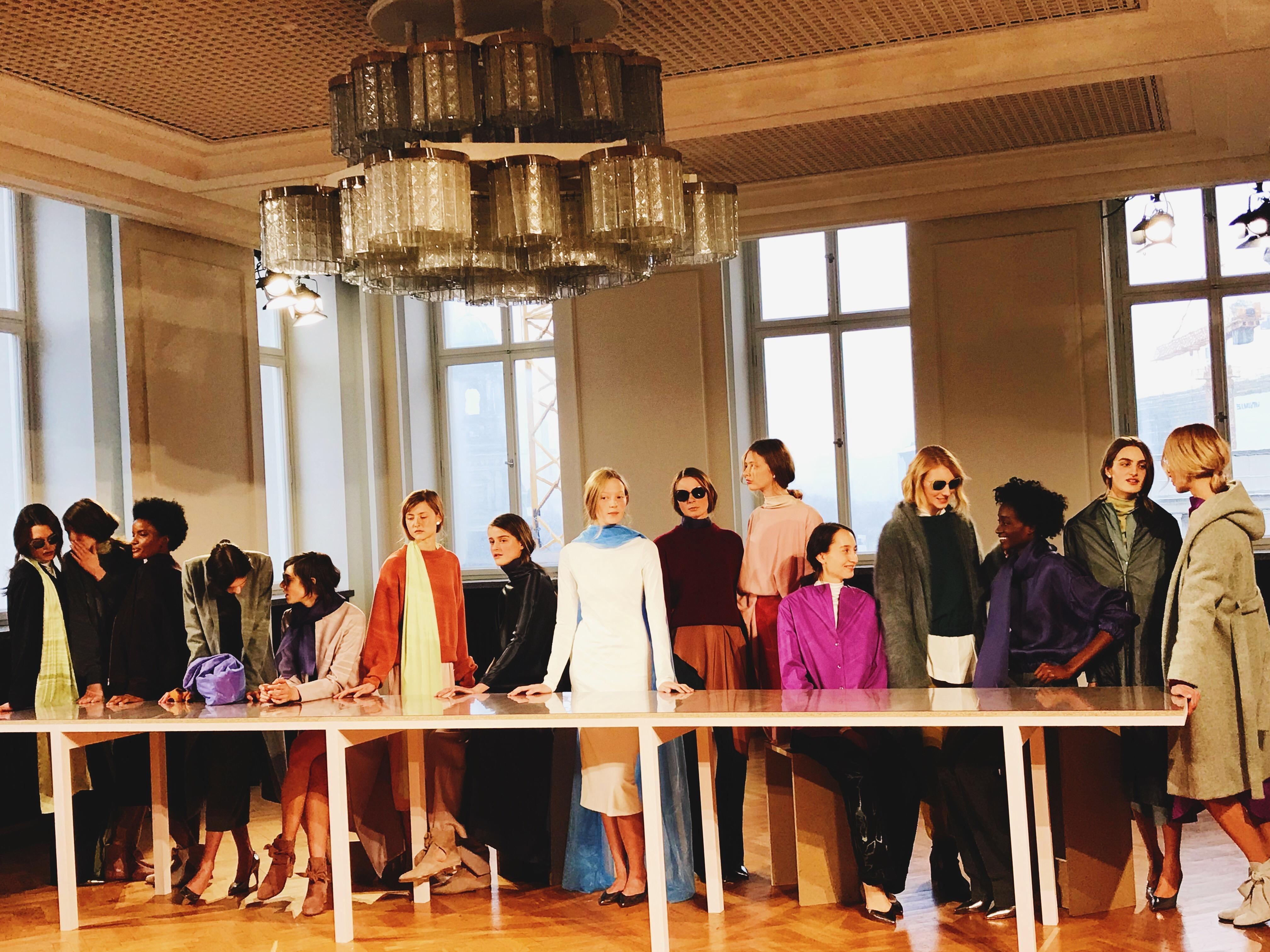 Im Kronprinzenpalais präsentierten gerade @perretschaad ihre neue Kollektion #berlinfashionweek