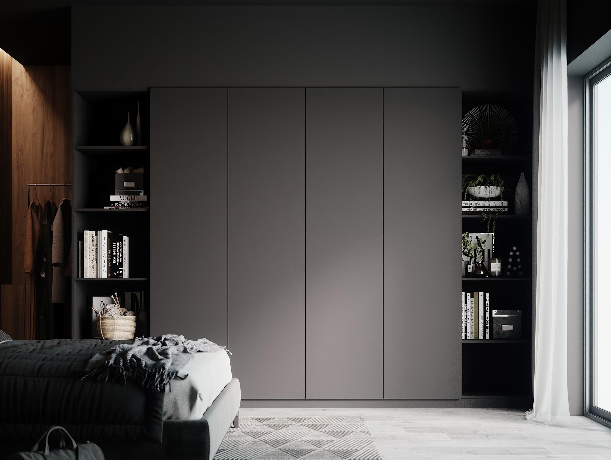Interior in #grey. Wir wärs mit einem #Kleiderschrank in Farbton des Jahres #Grau? ©schrankwerk.de