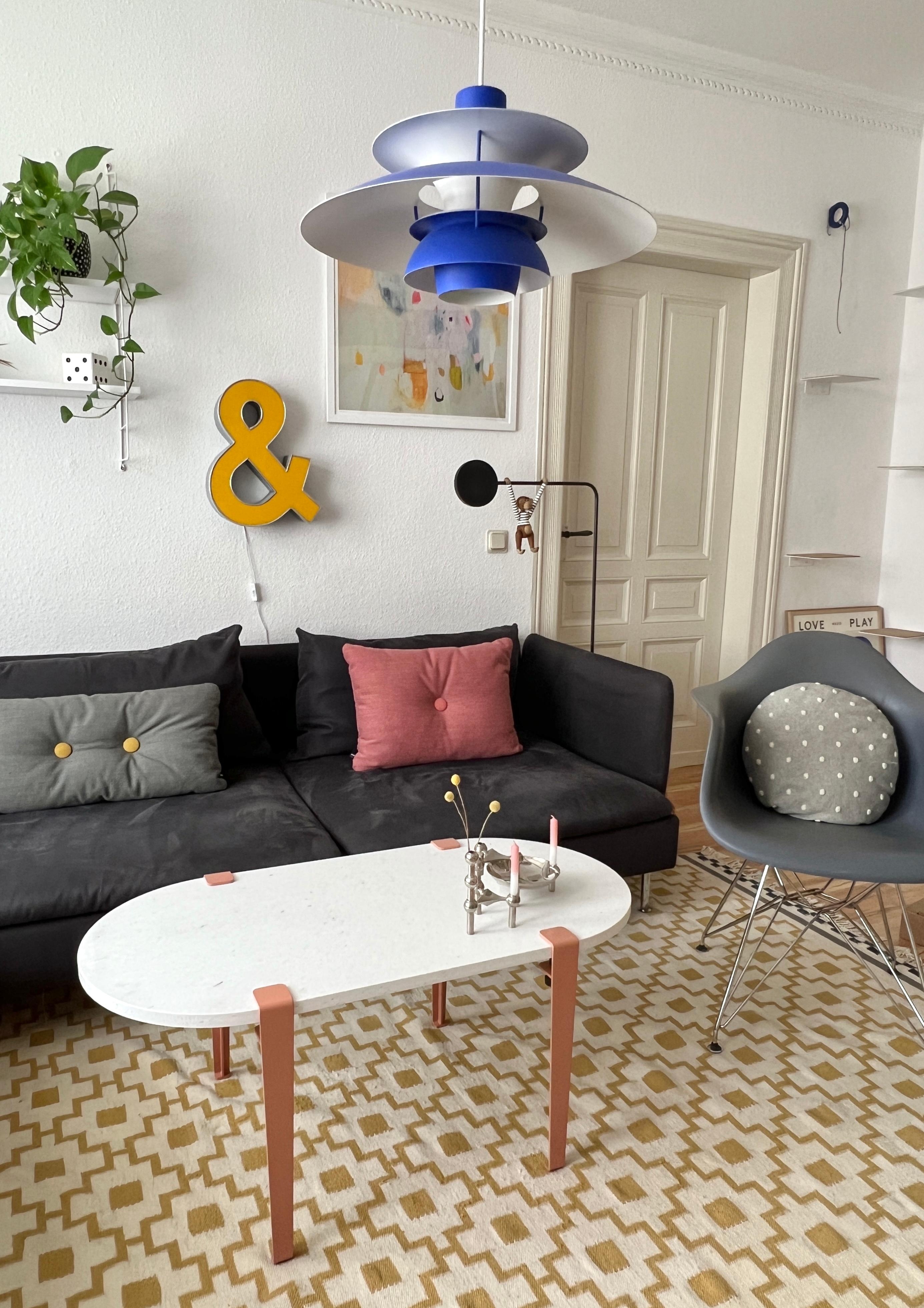 #interior #interiordesign #couchliebt #wohnzimmer #couchtisch #tiptoe #ph5 #söderhamn #vintage #blau