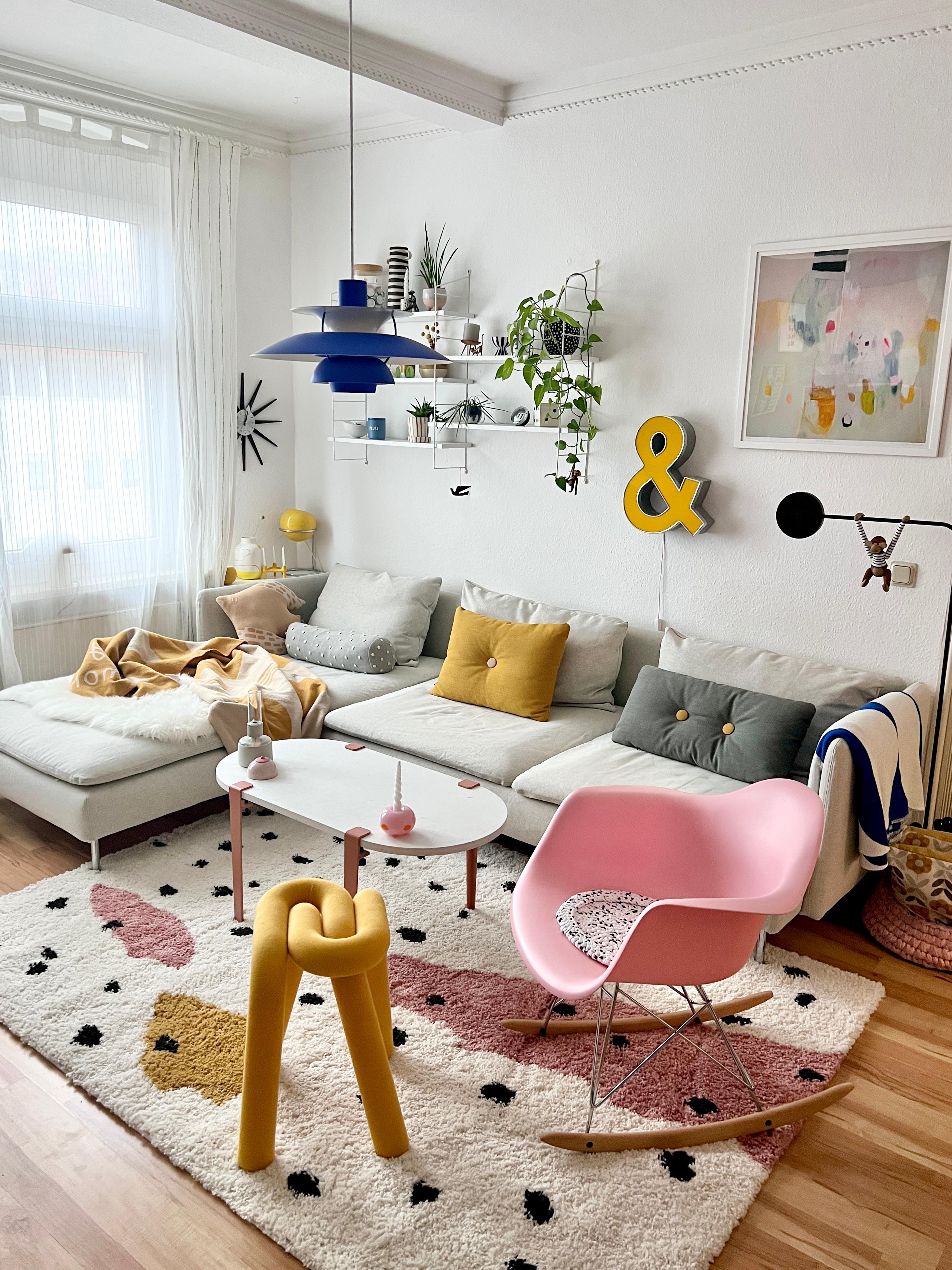 #interior #interiordesign #couchliebt #wohnzimmer #umgestaltung #springvibes #gelb #rosa