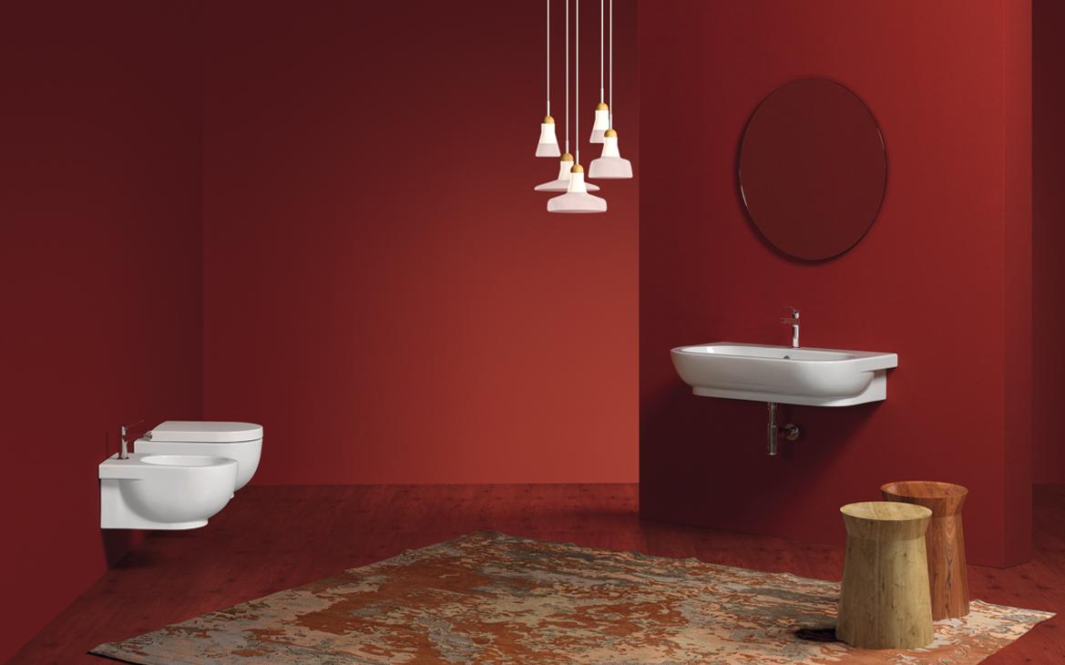Italienische Badezimmer Keramik von Simas: Waschtische, Toiletten, Bidets, Badewannen. #badewanne #badezimmer #waschtisch #waschbecken #toilette ©Simas