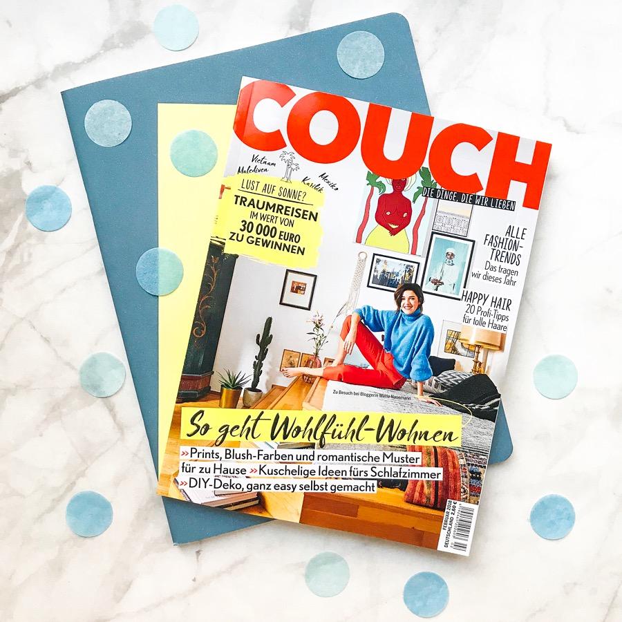 Juhu, die neue COUCH ist da! 💛  Mit Tipps zum Wohlfühl-Wohnen und Besuch bei Marie Nasemann!
#couchmagazin #couchabo