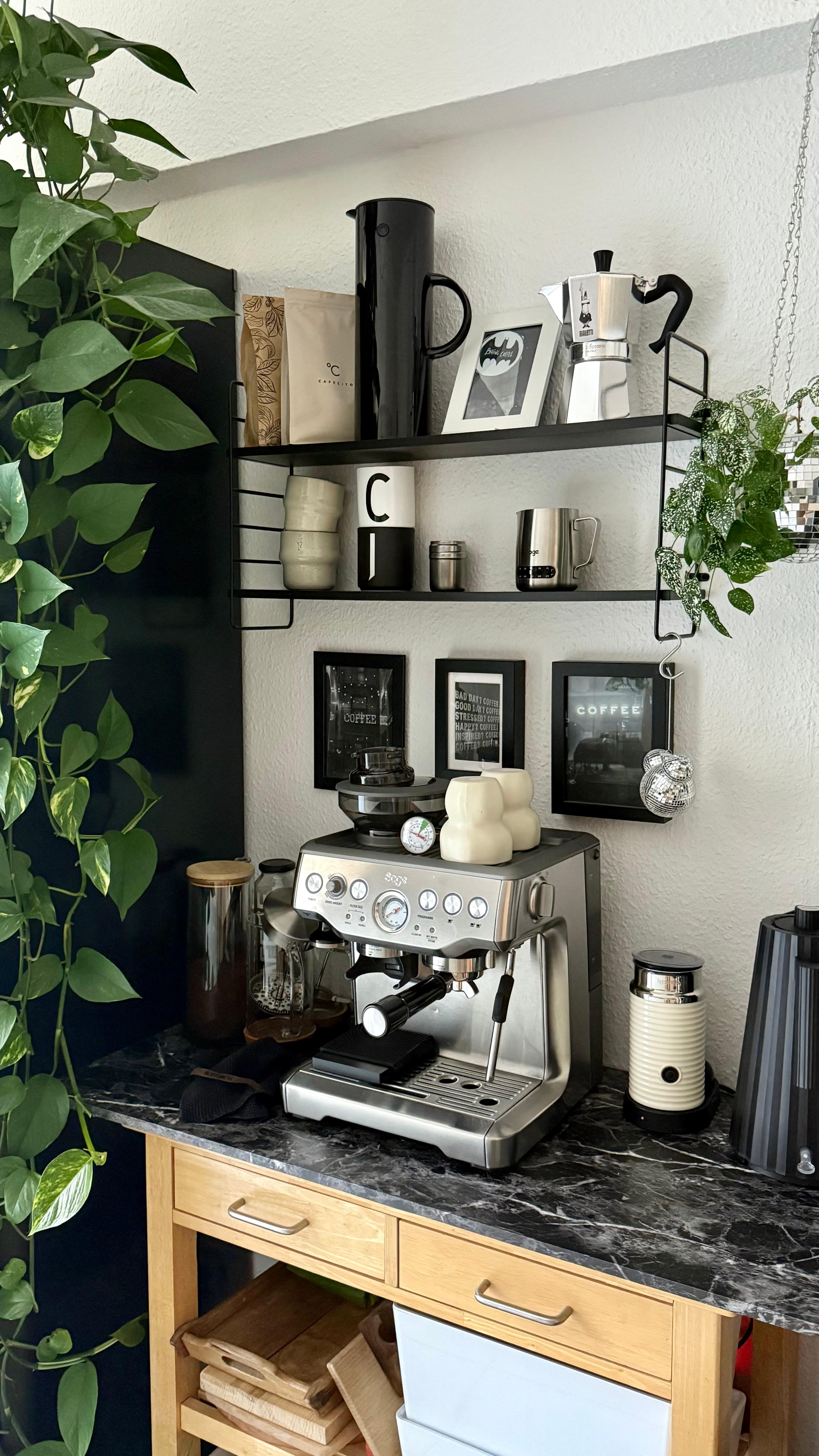 #kaffeeecke #coffeecornee #espressomaschine #industrialstyle