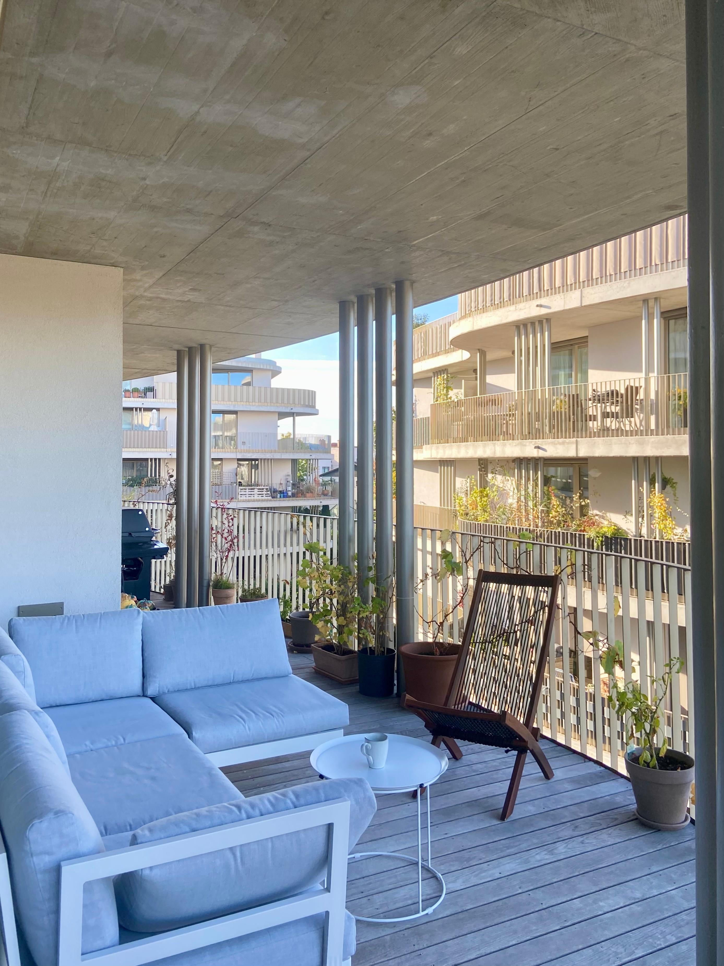#kaffeeliebe #livingchallenge #terrasse #balkon #beton #sichtbeton #industrial 