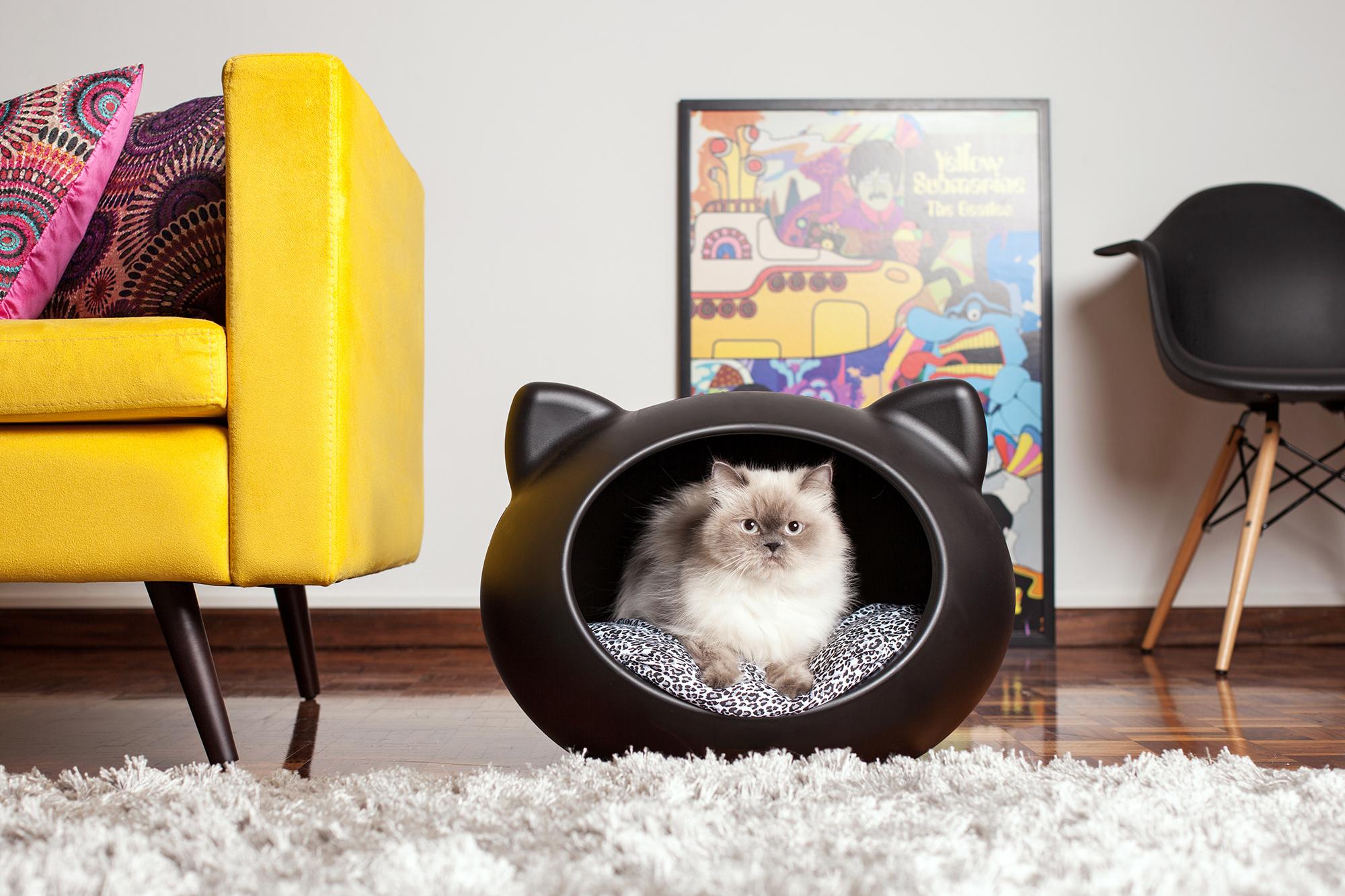 Katzenbett und Katzenhöhle in Einem #katzenhöhle ©Guisapet