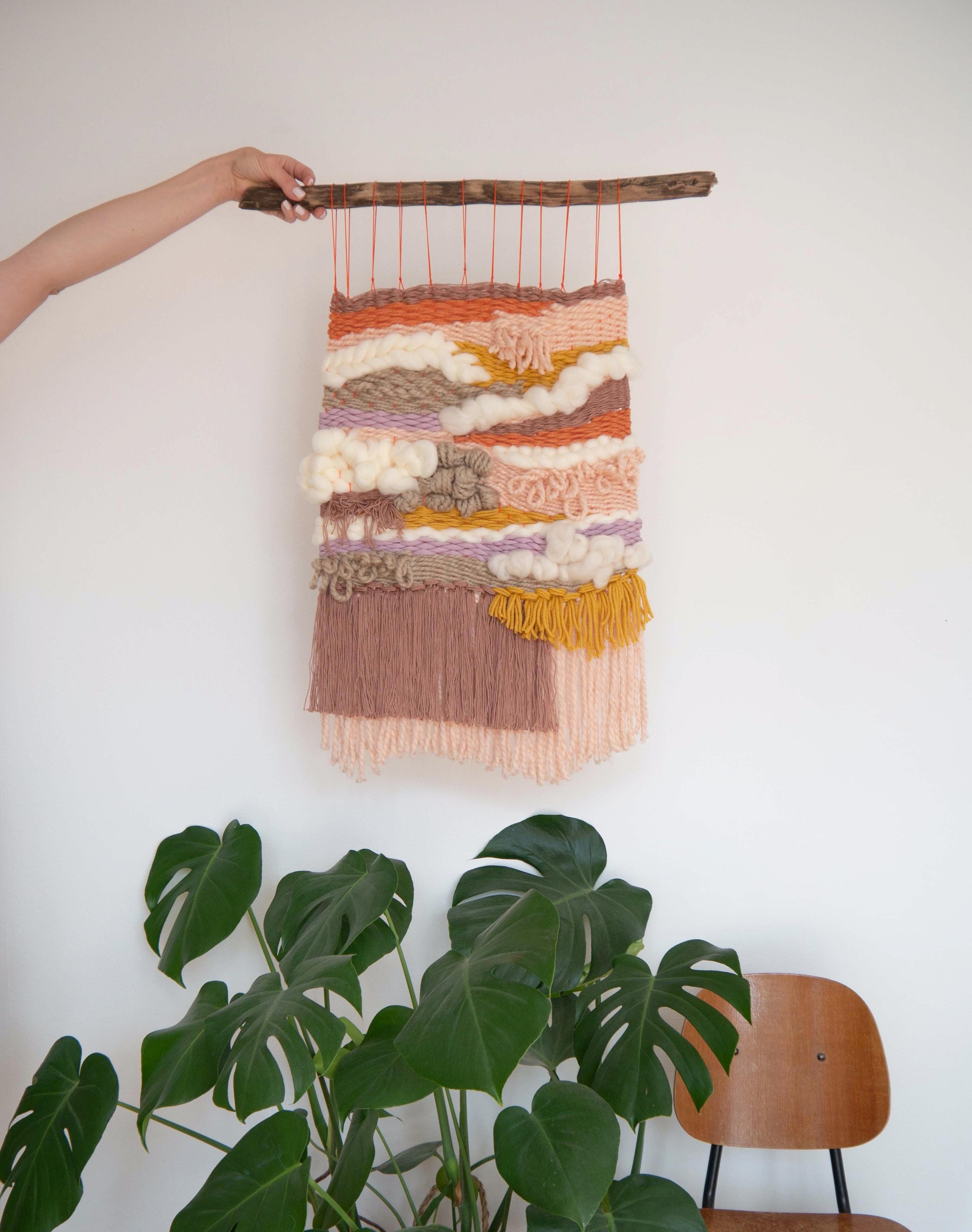 Kennt Ihr schon tapestry weaving? Das müsst Ihr unbedingt ausprobieren 😍 #kreativzeit #tapestryweaving #diy