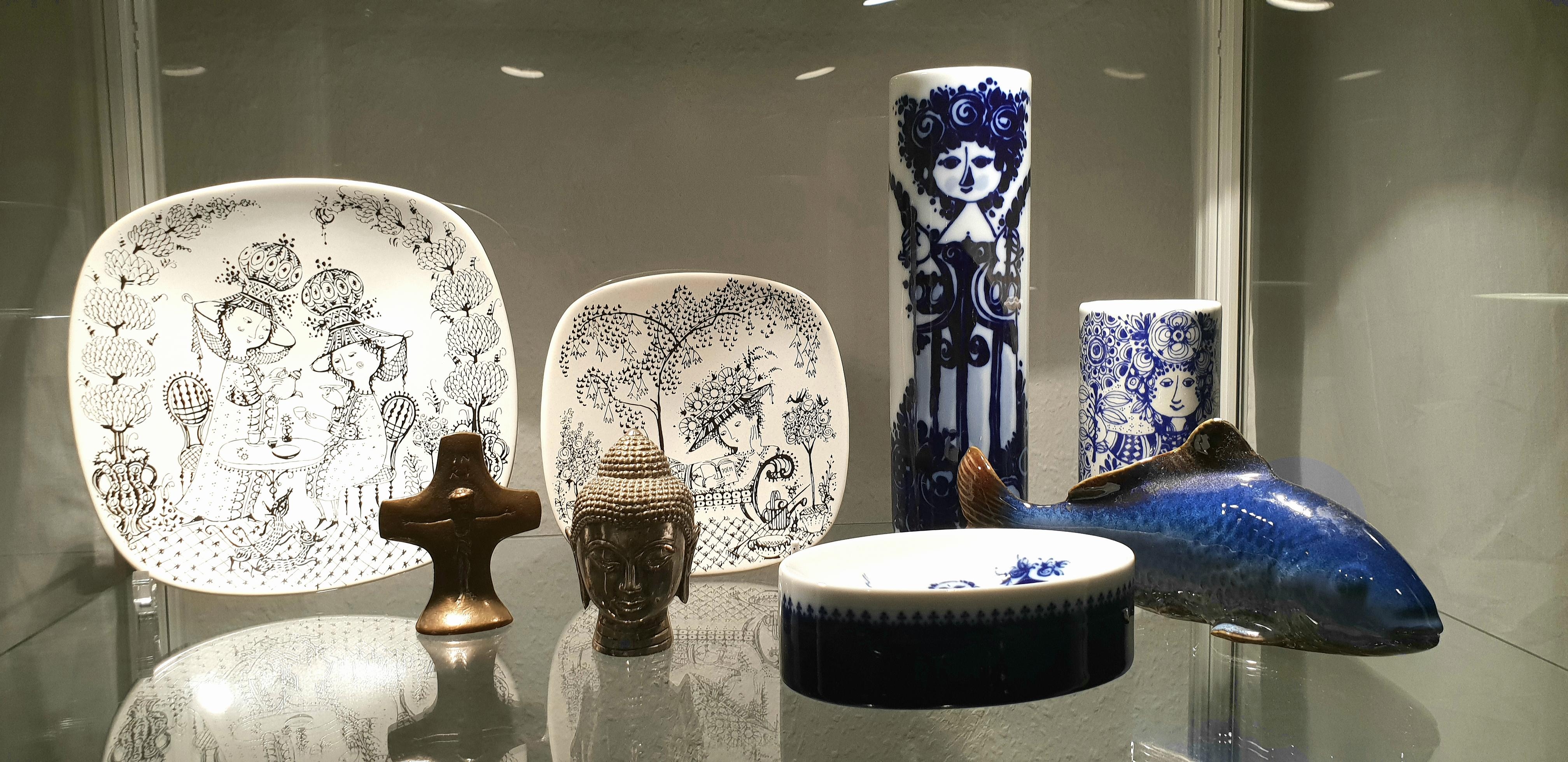 #keramik #vase #blau #rosenthal 
Die kleine Bjørn #Wiinblad Collection.