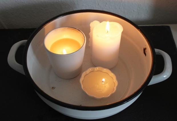 Kerzen gehören zu einem gemütlichen Abend einfach dazu #homestory