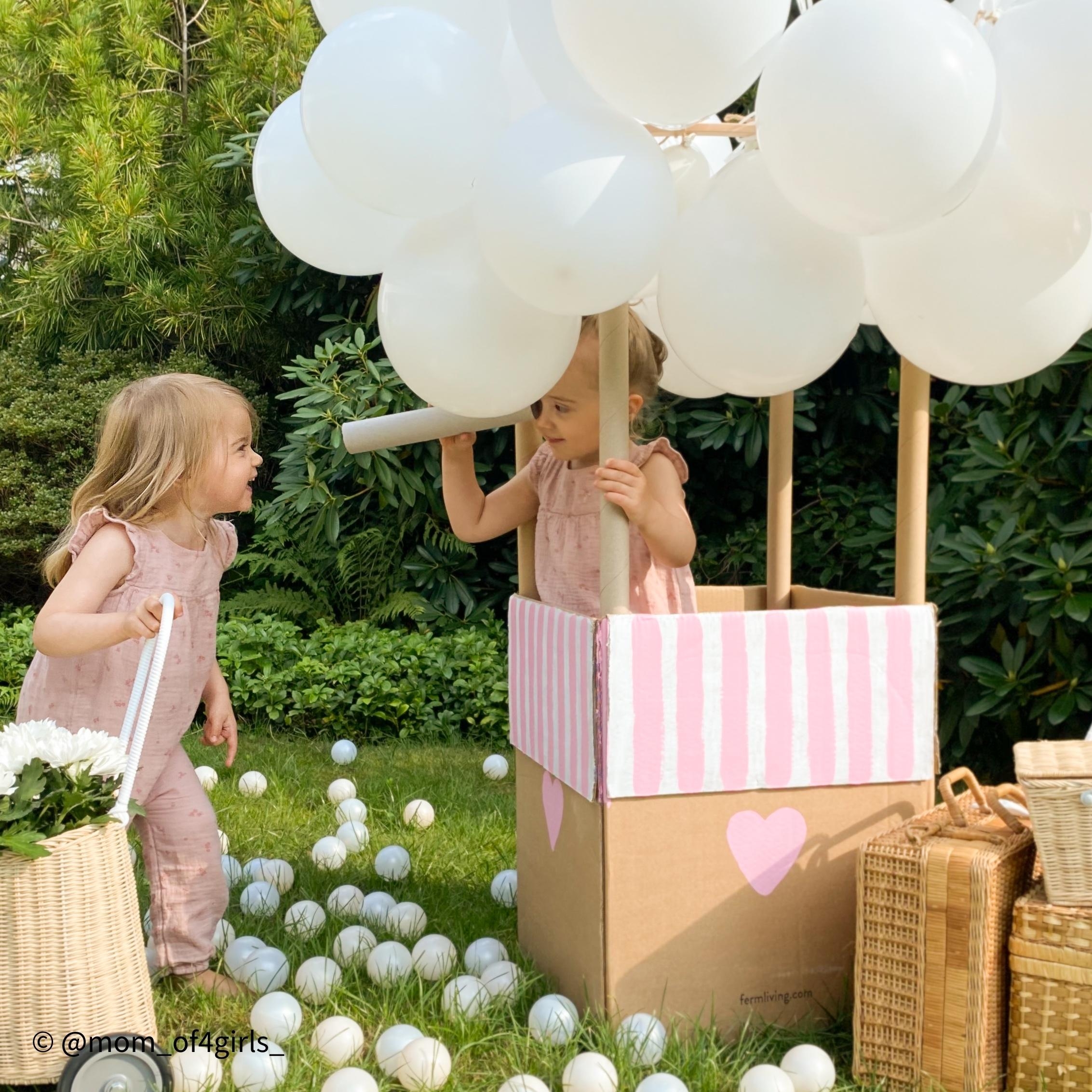 #kidskartonliebe #heissluftballon #recycle #reusereducerecycle #bastelnmitkindern #geburtstag #bastelidee #basteln