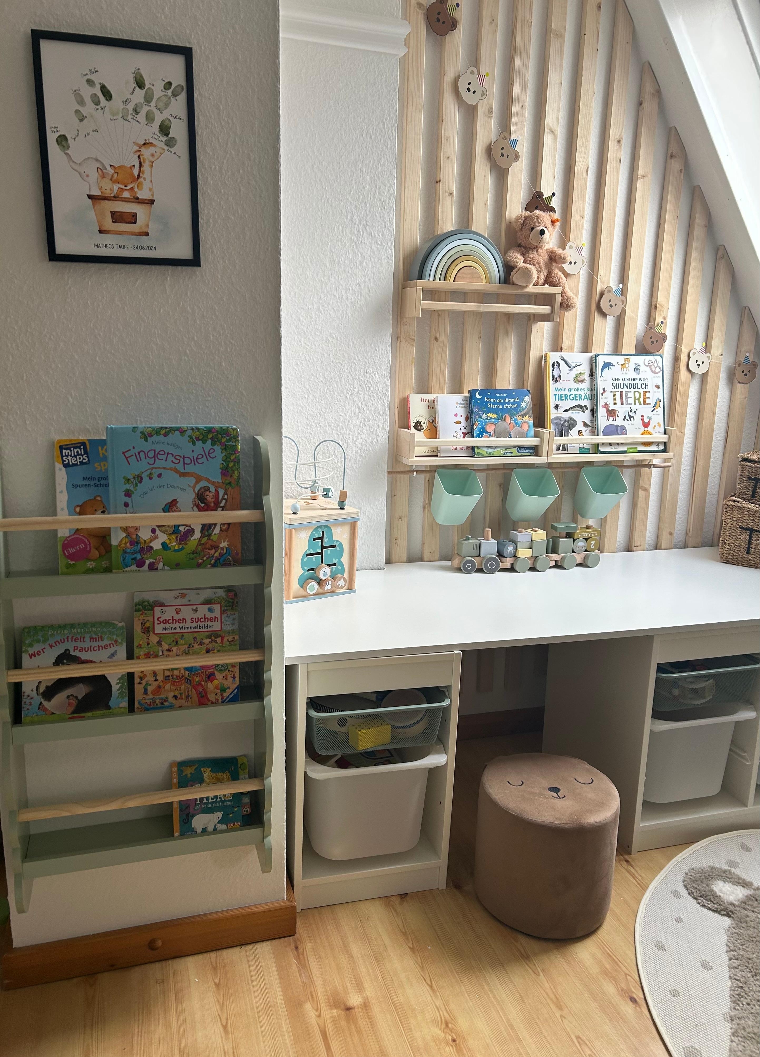 Kidsroom🤩😍 Holzverkleidung bringt Gemütlichkeit ❤️