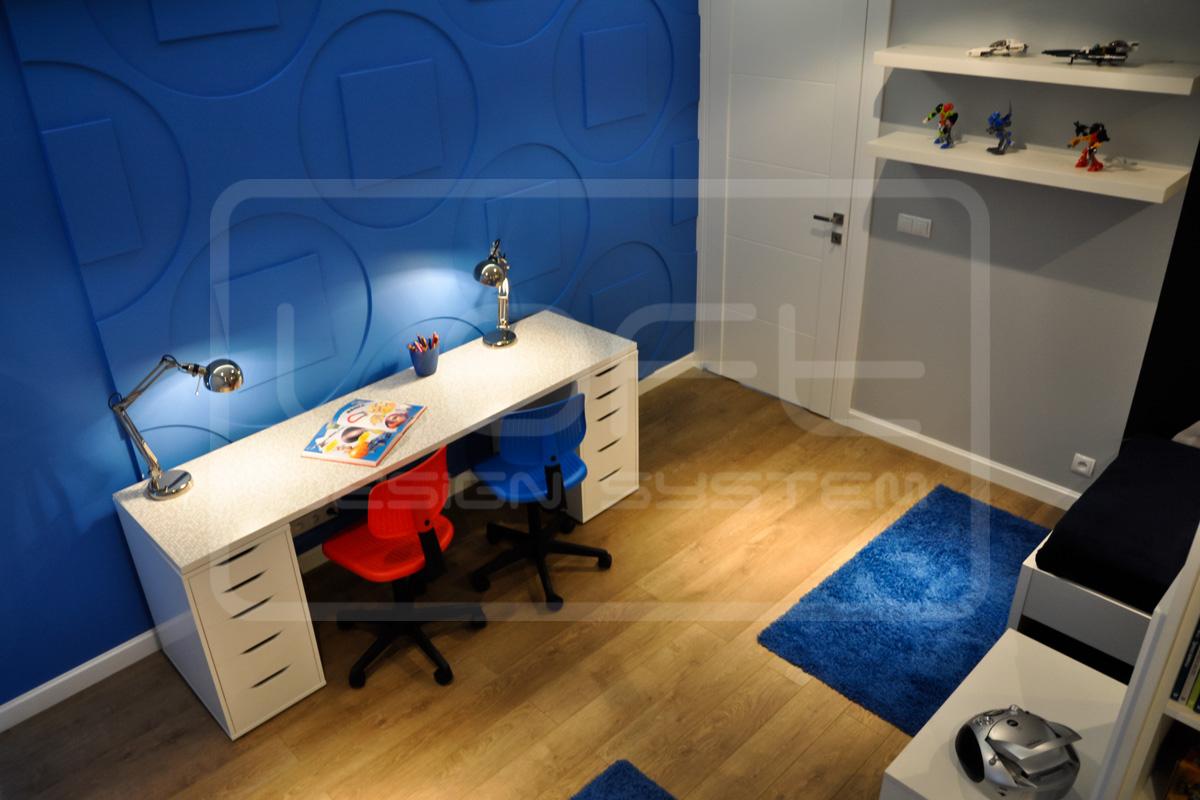 Kinderzimmer - Wandgestaltung #wandverkleidung #wandgestaltung #wandgestaltungkinderzimmer ©Loft Design system