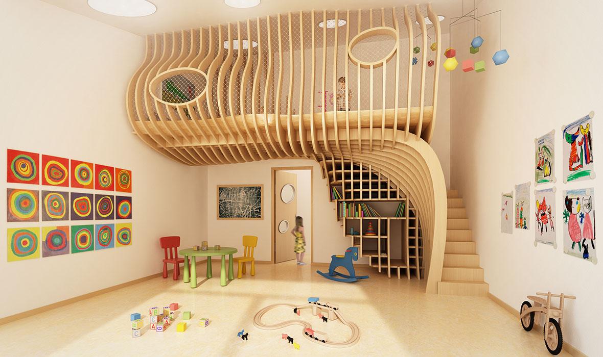 #Kinderzimmer #Kinderspielparadies #modernes Spielzimmer