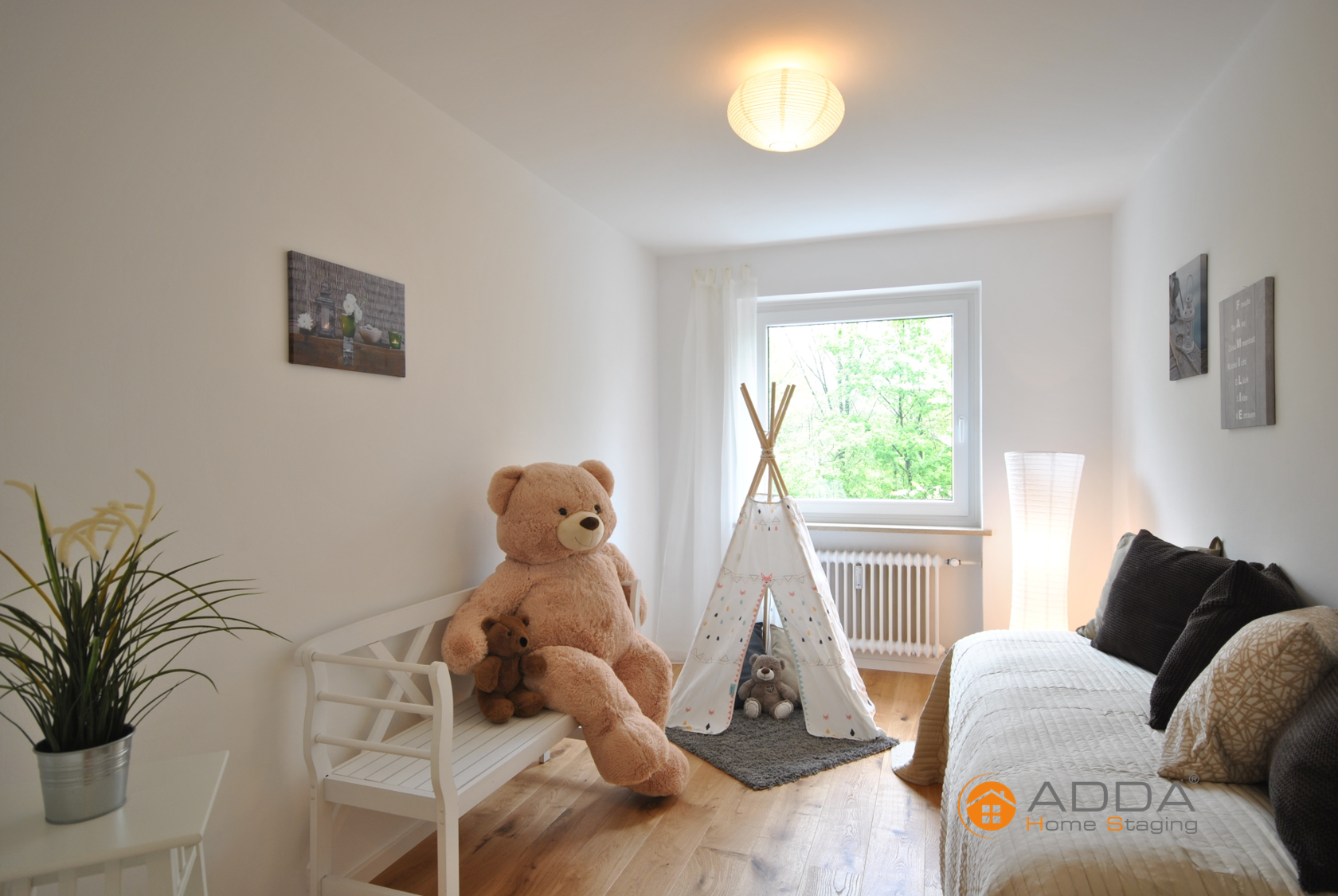 Kinderzimmer nach ADDA Homestaging #raumgestaltung ©ADDA Homestaging