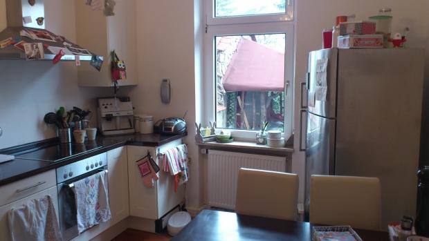 kitchen... und blick in unsren stadtgarten #homestory